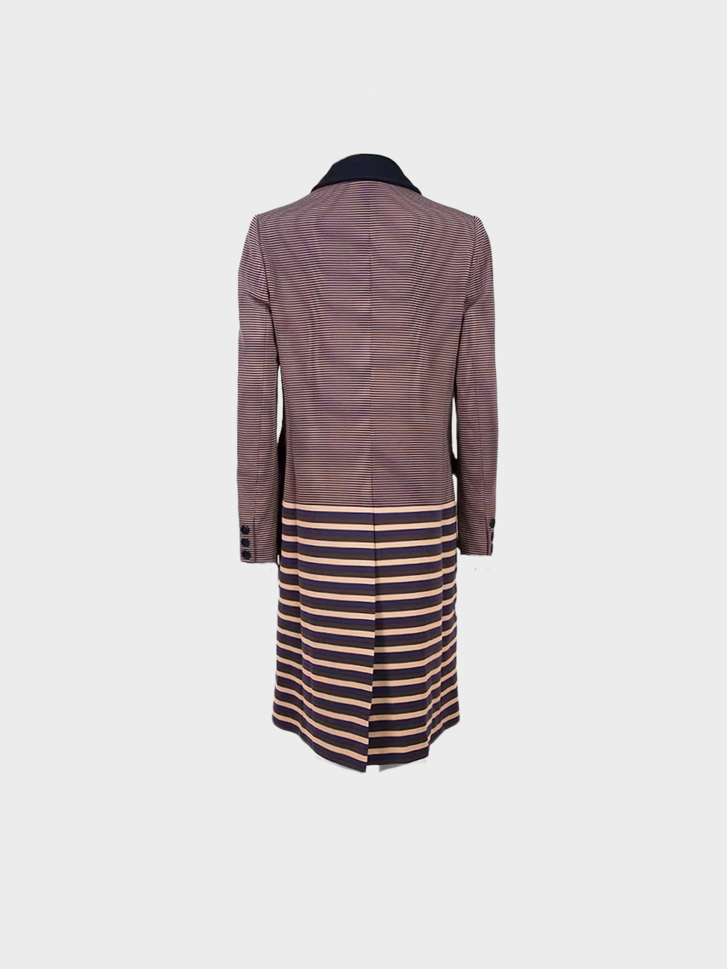 Miu Miu FW 2000 Multicolor Striped Coat
