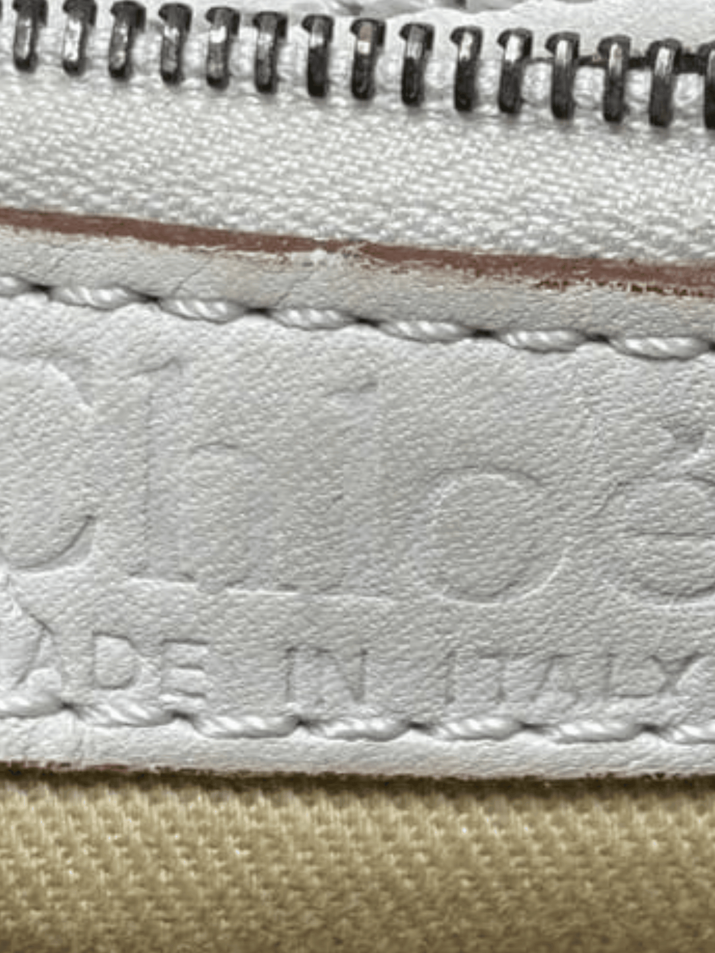 Chloe 2000s Silverado Cream Leather Shoulder Bag