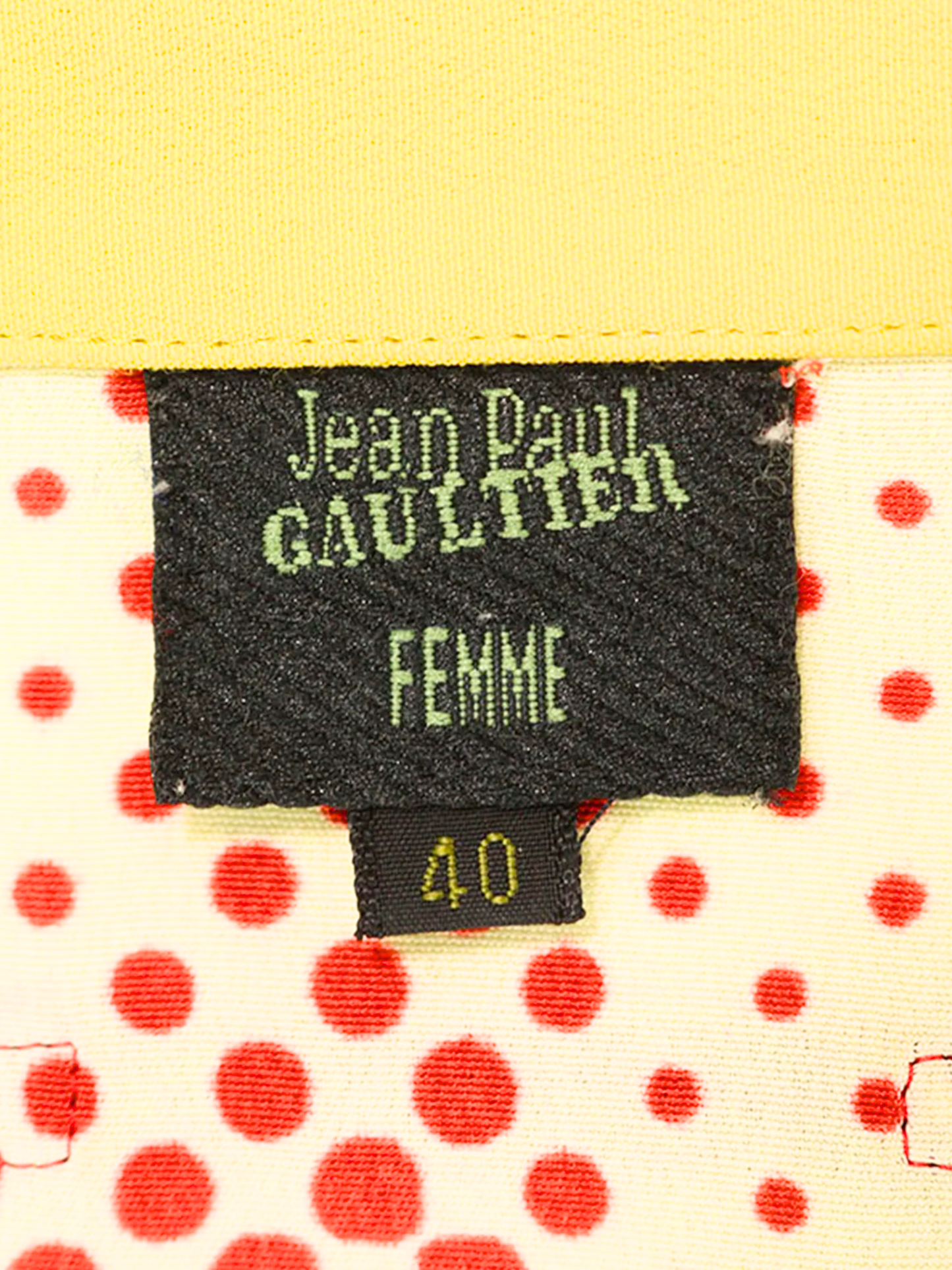 Jean Paul Gaultier SS 1996 Red Tromp L'oeil Muscle Shirt