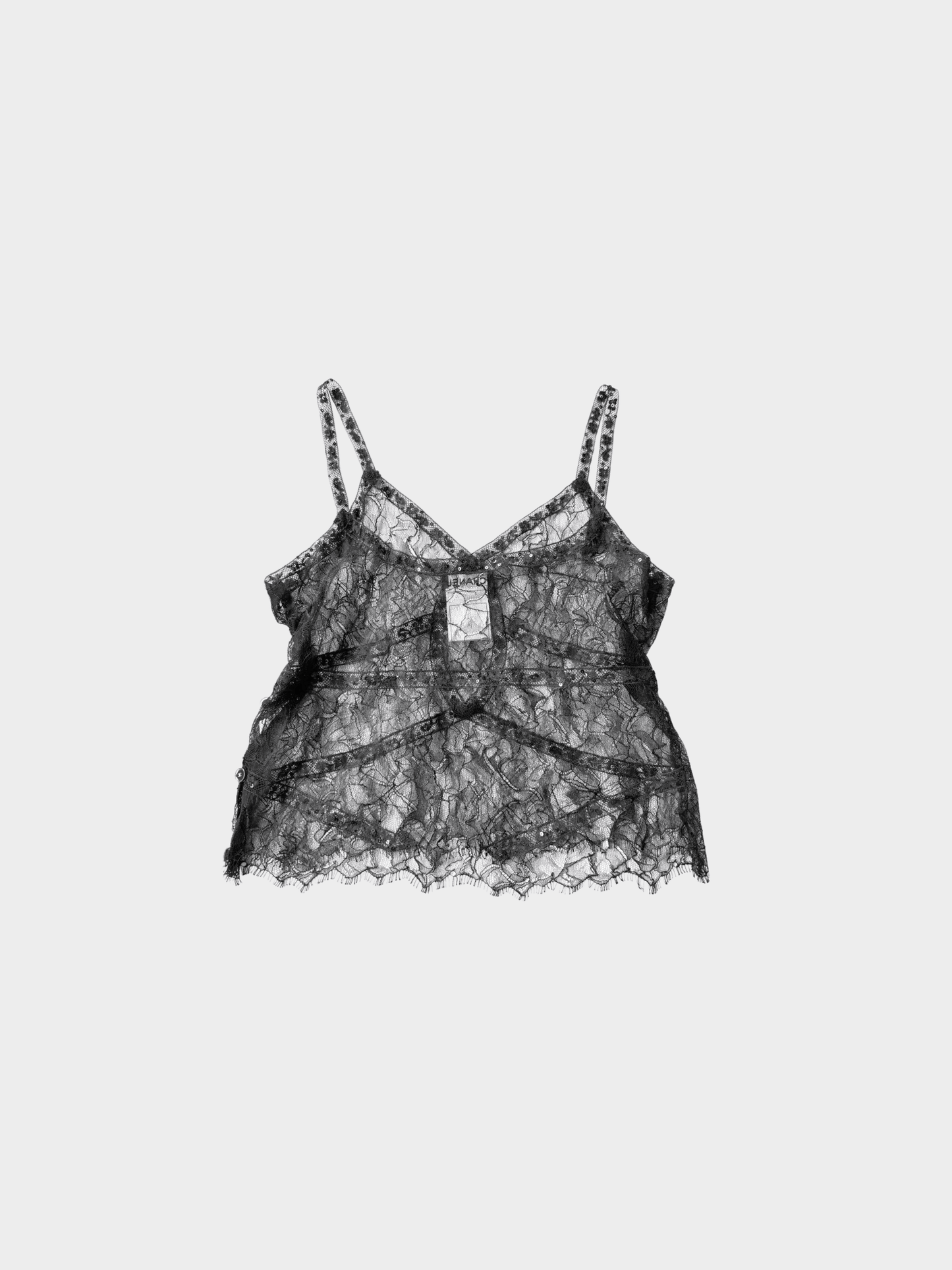 Chanel SS 2000 Black Lace Camisole