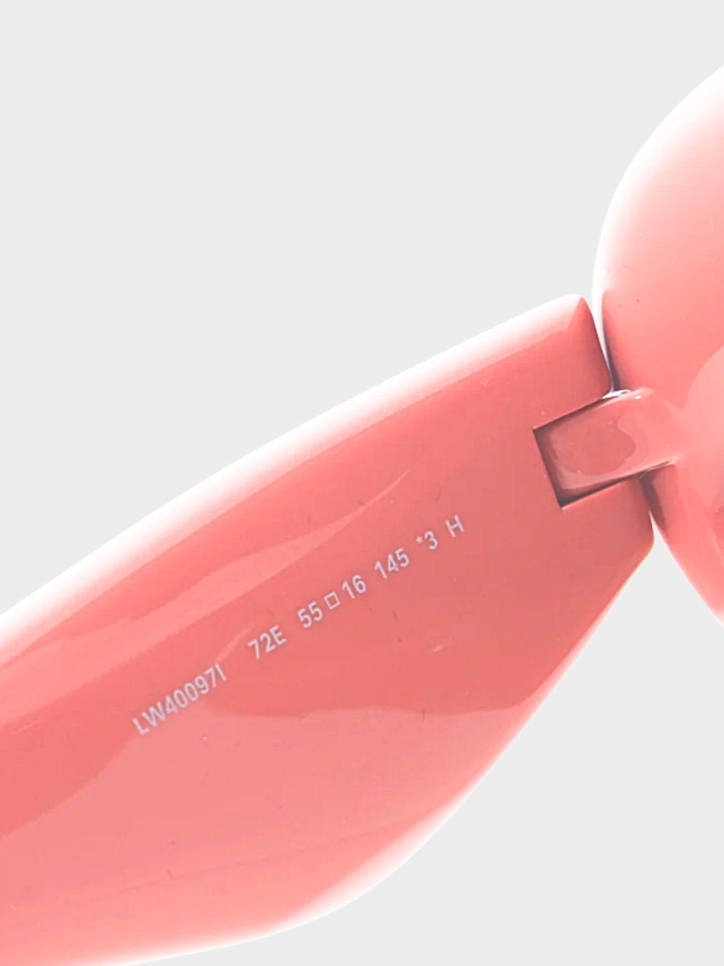 Loewe 2023 Shiny Pink Cat Eye Inflated Sunglasses
