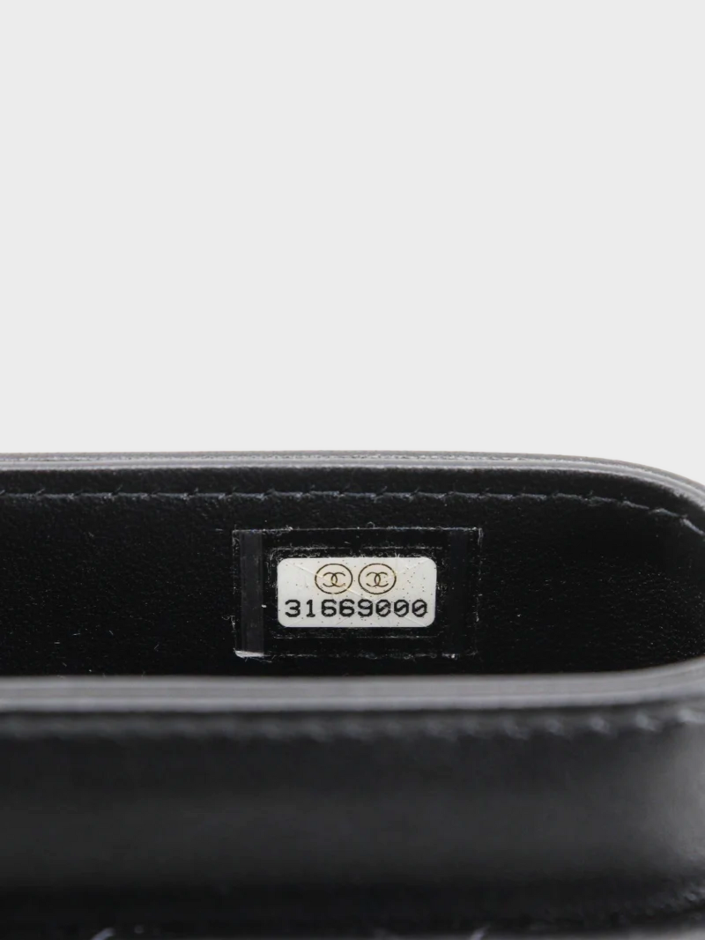 Chanel 2021 Black Leather Matelasse Chain Pochette Shoulder Bag