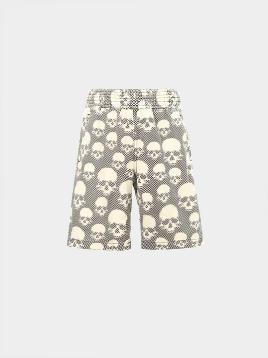 COMME des GARCONS SS 2011 Grey Skull Shorts