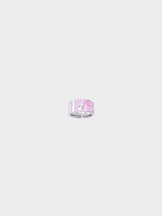 Christian Dior 2000s Pink Trotter Ring