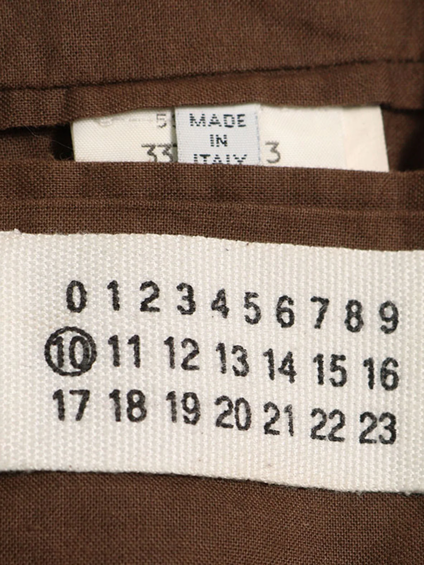 Maison Martin Margiela FW 1999 Brown Leather Zip Jacket