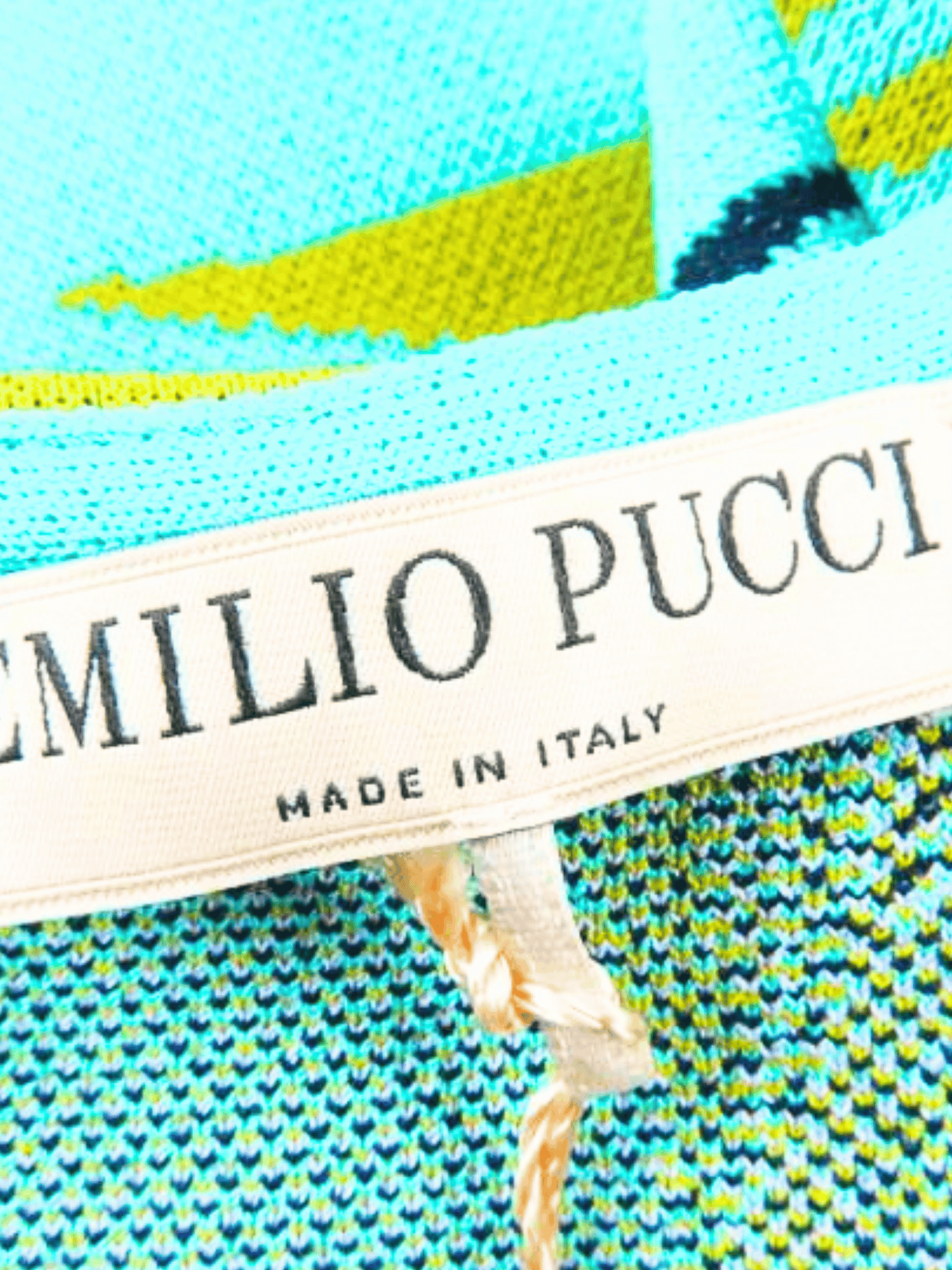 Emilio Pucci 2010s Green Graphic Print Jumpsuit