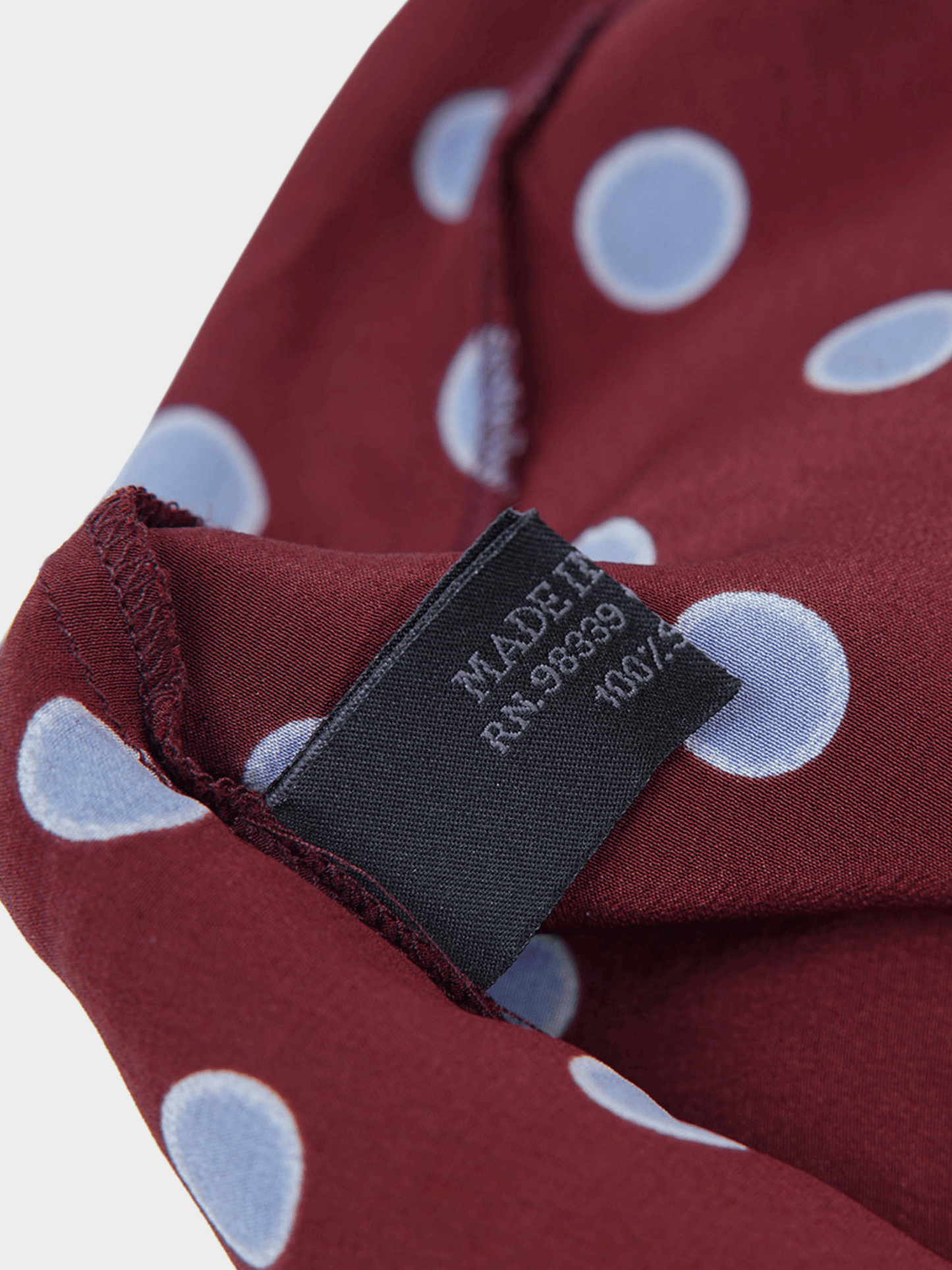 Prada SS 2000 Burgundy Polka Dot Skirt