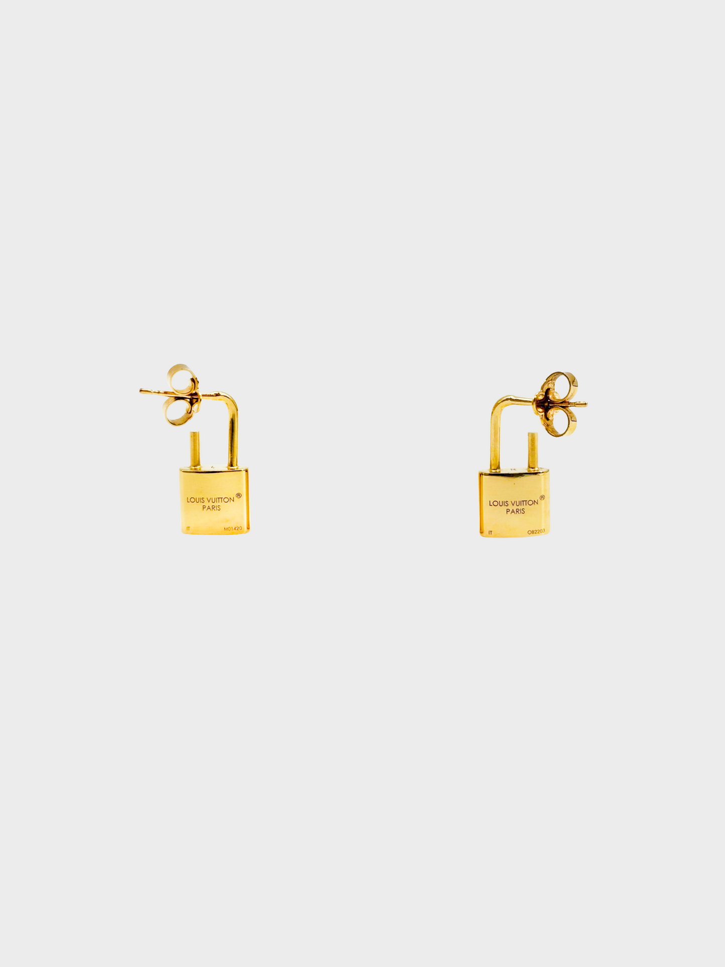 Louis Vuitton 2023 Gold Cadenas Heart Earrings