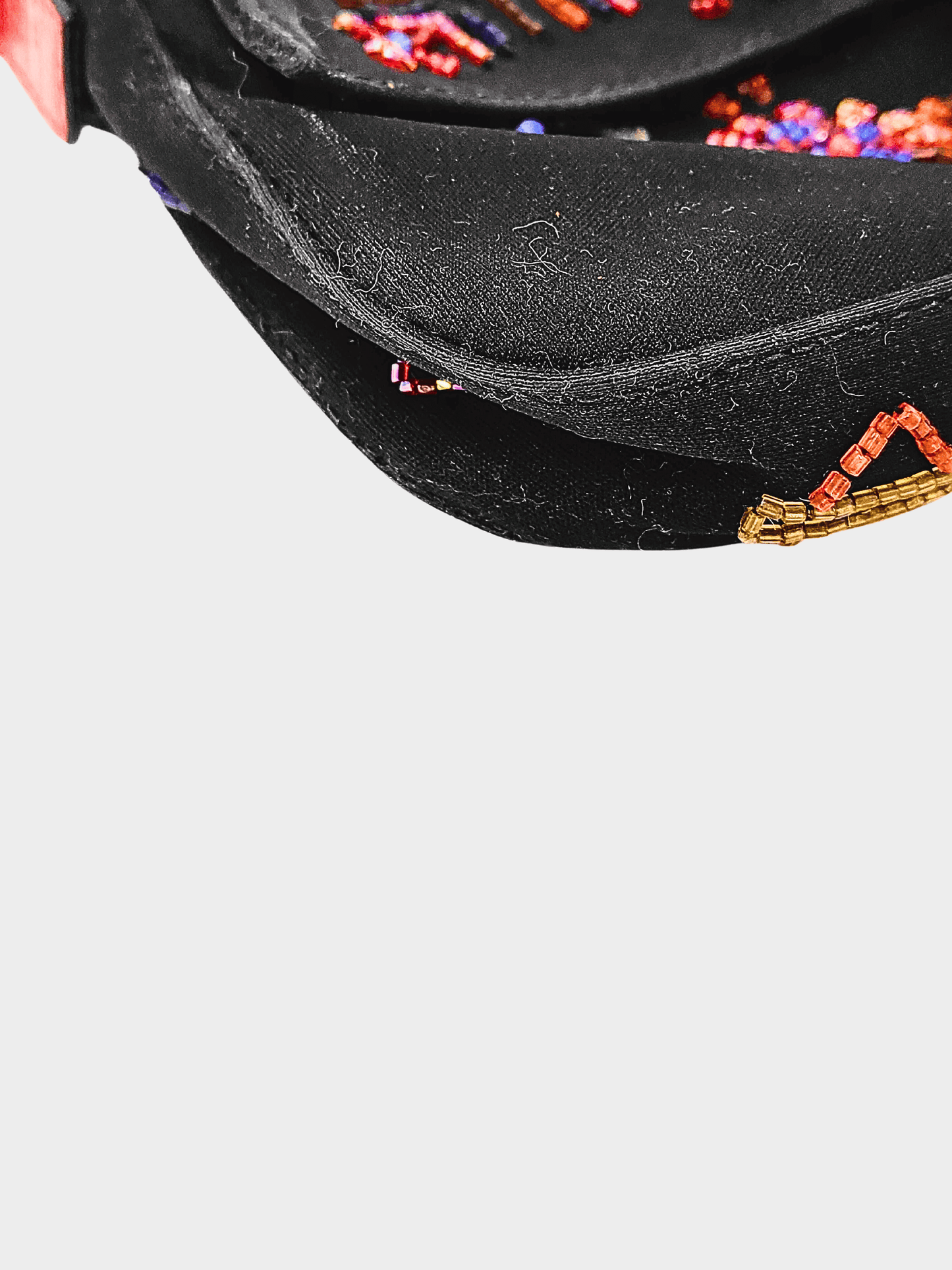 Fendi 2000s Beaded Jersey with Lizard Baguette Bag
