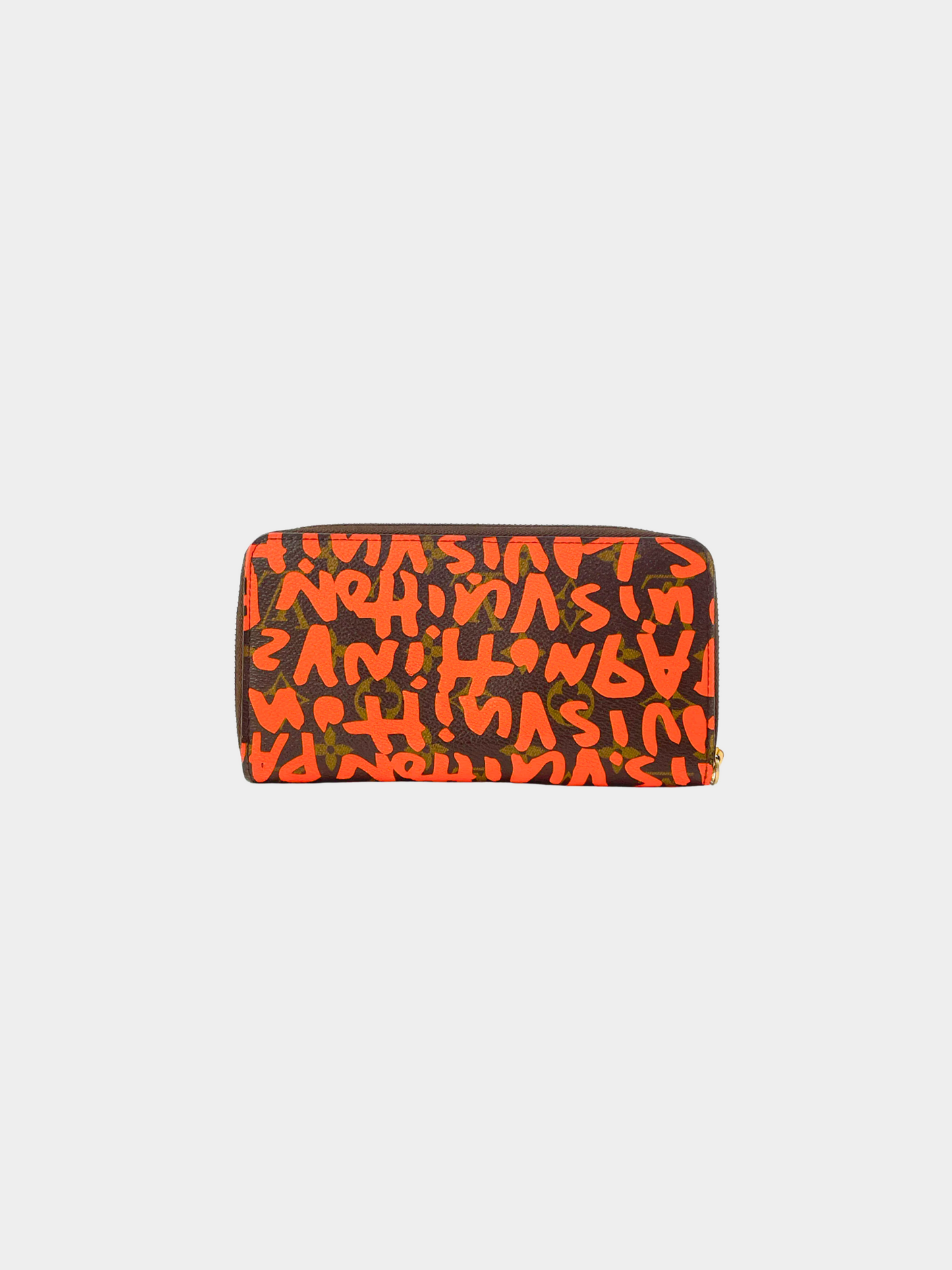 Louis Vuitton 2009 Brown monogram graffiti zippy wallet