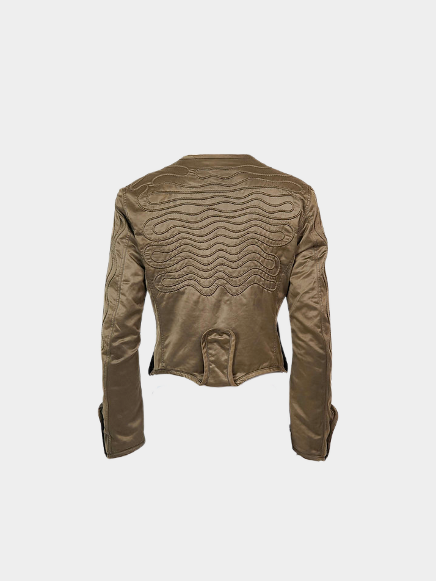 Issey Miyake FW 2004 Brown Zip Long Sleeve