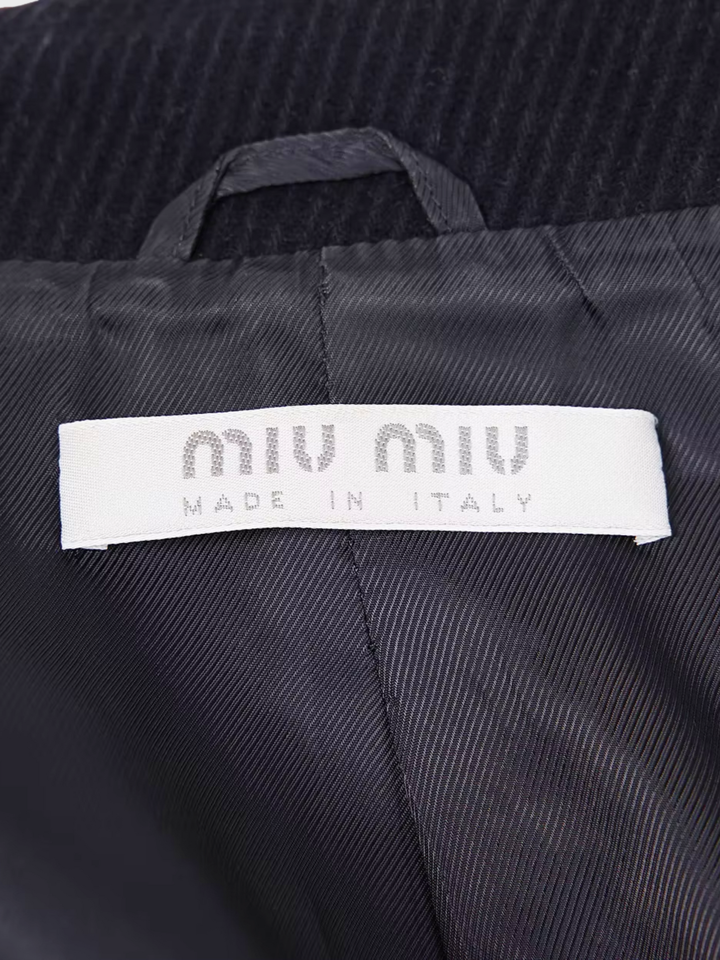 Miu Miu FW 2000 Multicolor Striped Coat