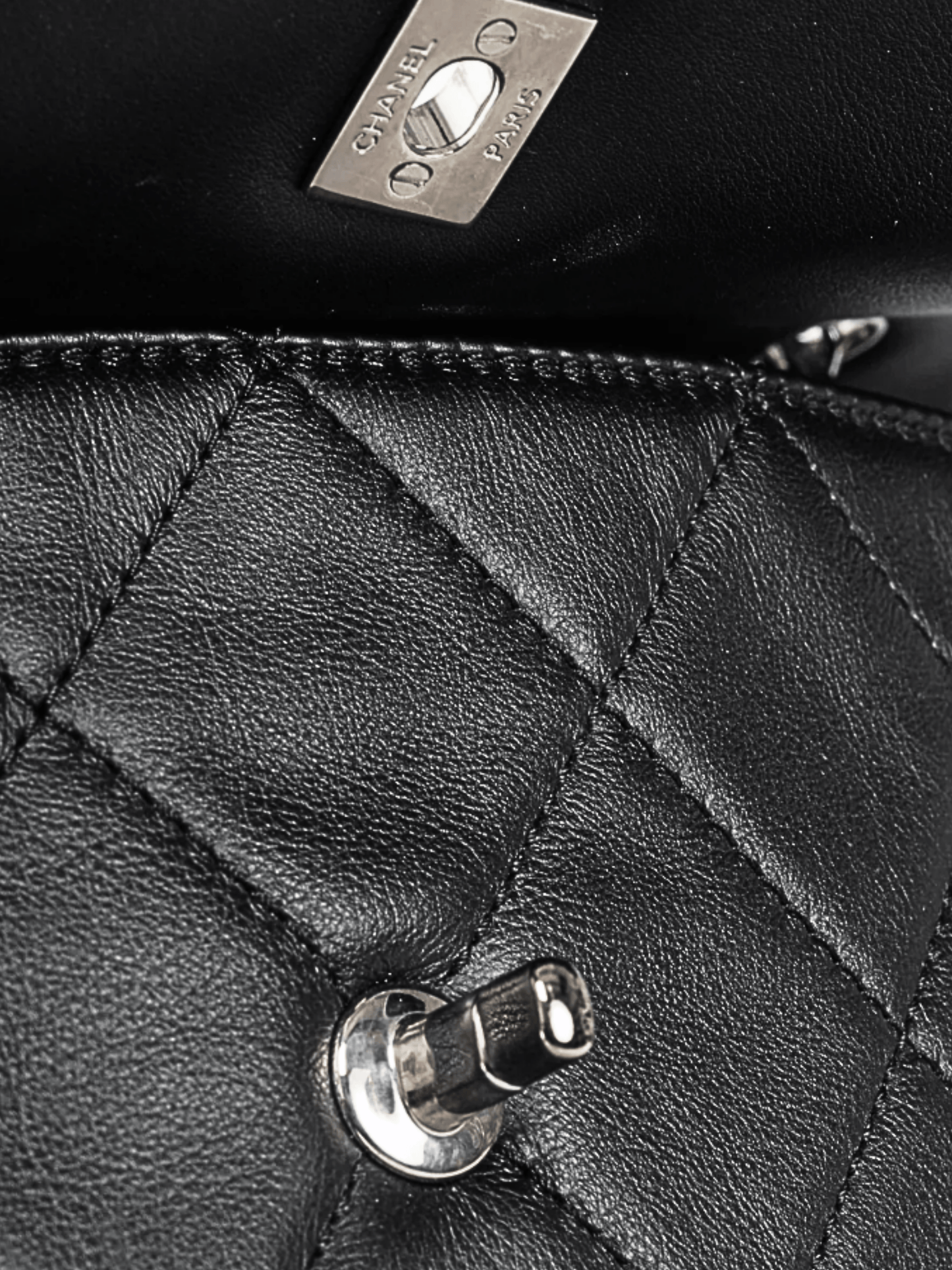Chanel Cruise 2012 In the Business Flap Noir Leather Quilted Shoulder Bag