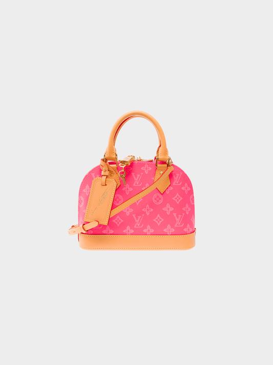 Louis Vuitton 2020s Rose Ruban Monogram Origine Alma BB Bag