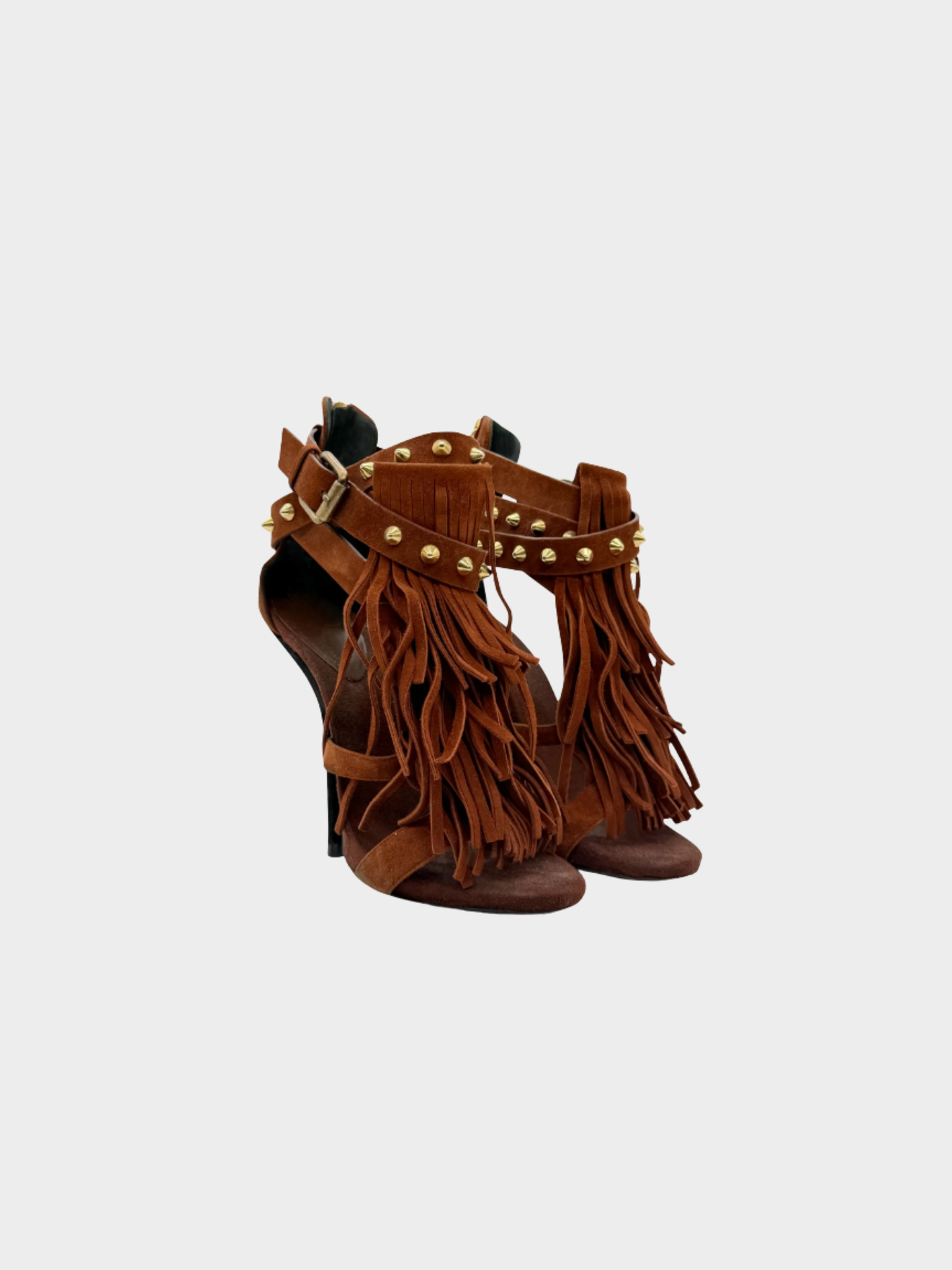 Giuseppe Zanotti 2000s Brown Suede Sandals