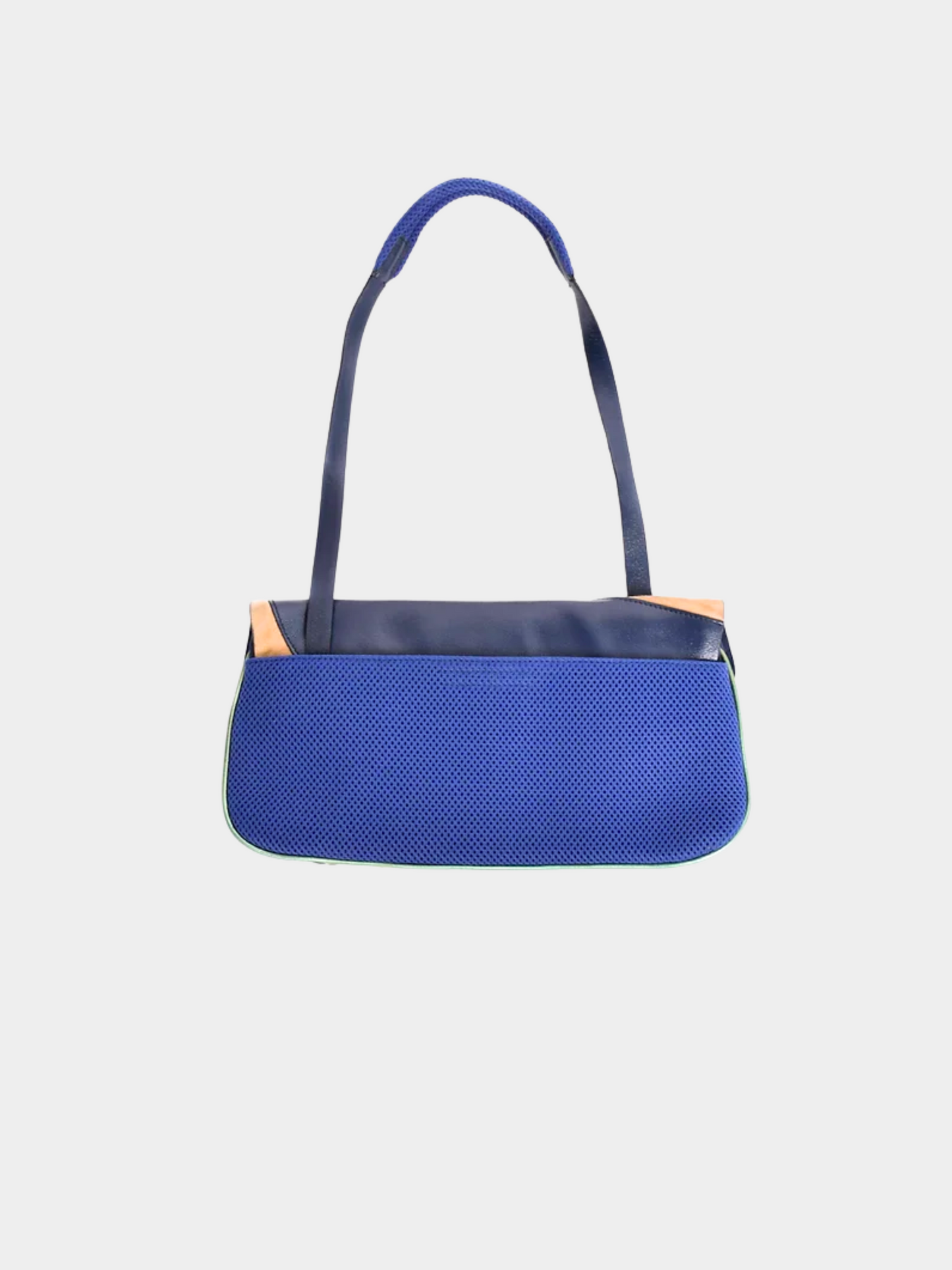 Miu Miu SS 2000 Blue Leather Bag