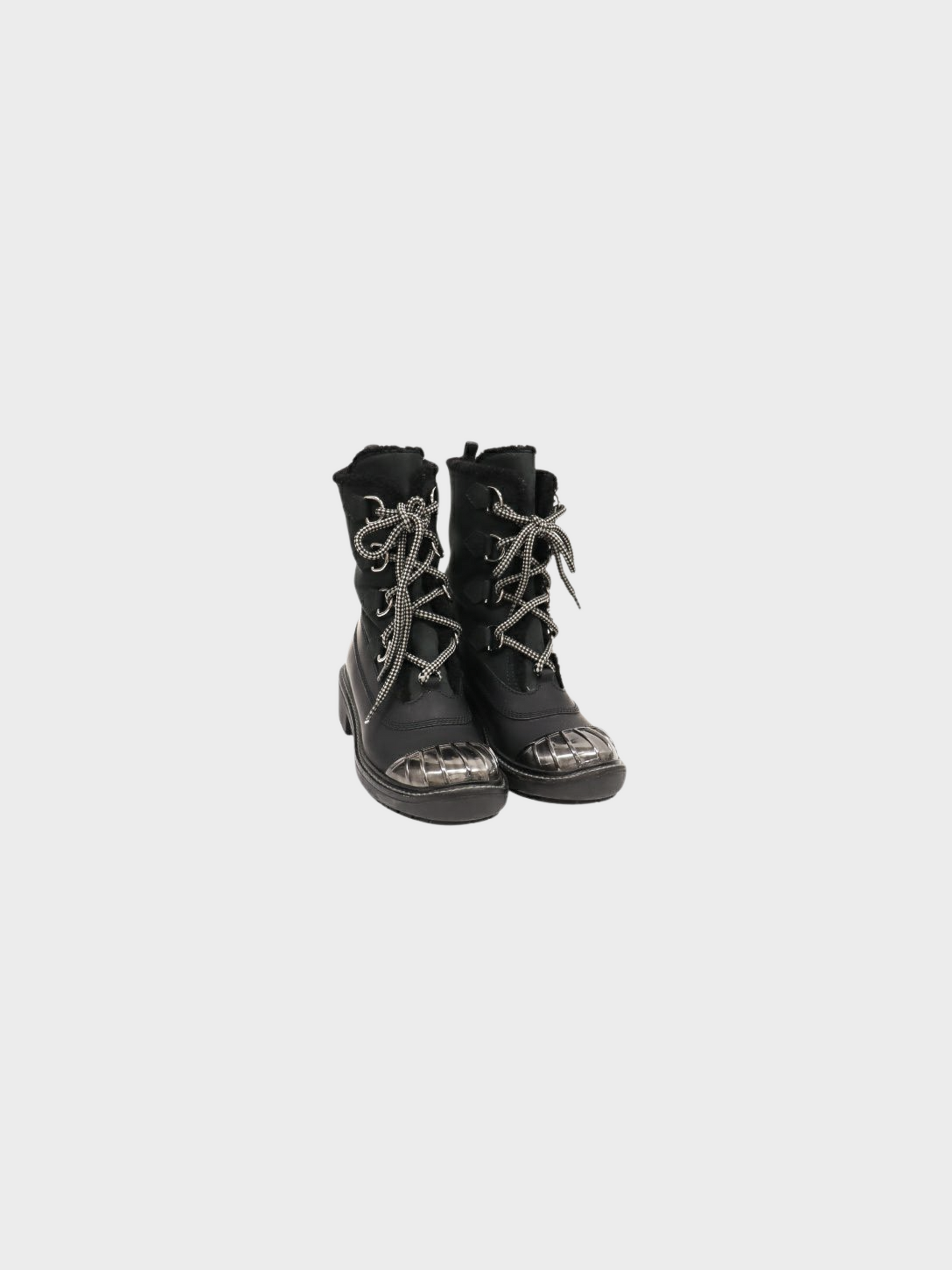 Miu Miu 2010s Black Suede Lace Up Ankle Boots
