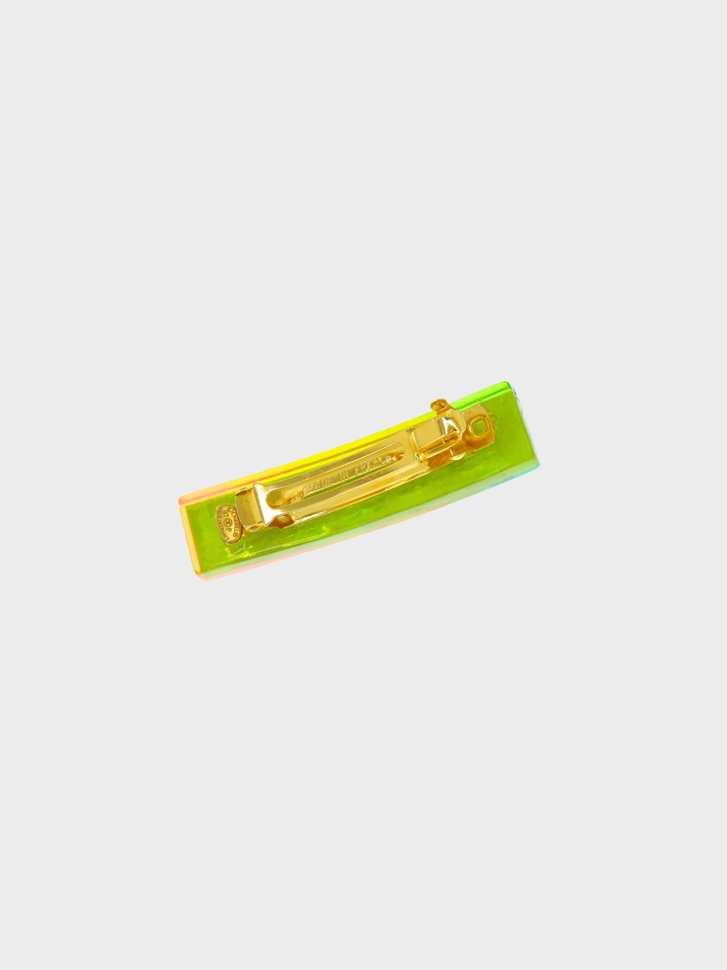 Chanel Spring 1997 Coco Mark Multicolored Barrette