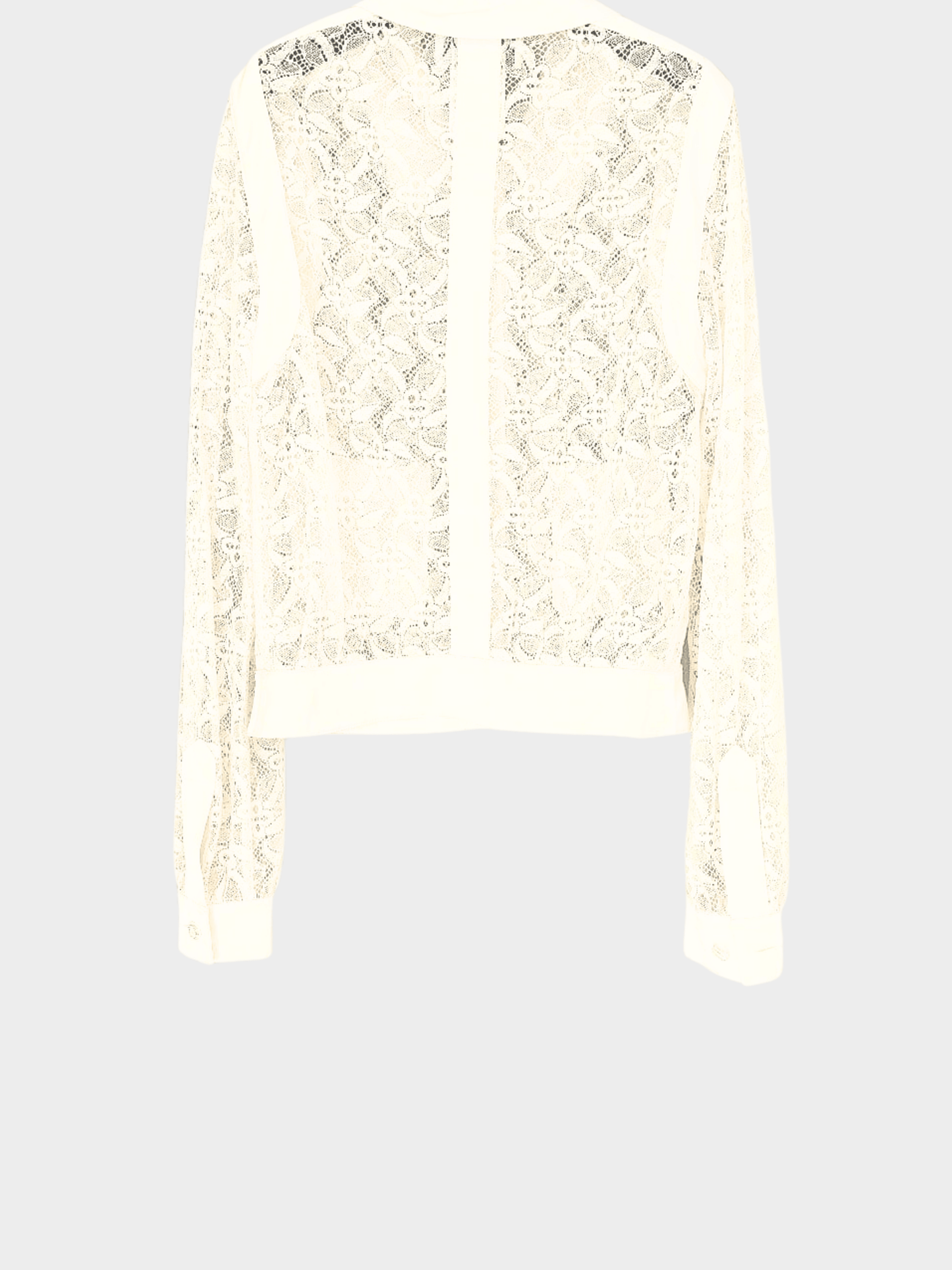 Chanel Cruise 2007 White Lace Cardigan