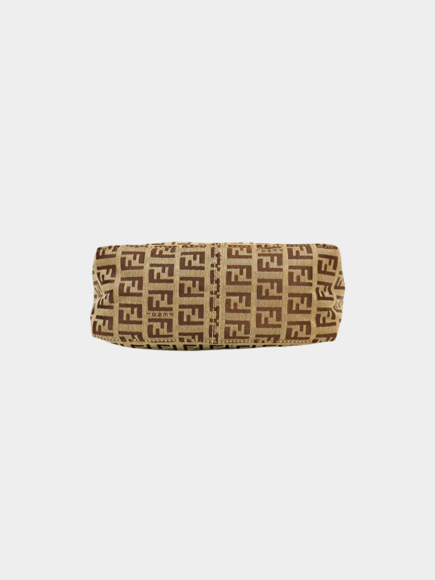 Fendi 2000s Beige Monogram Zucca Mini Handbag