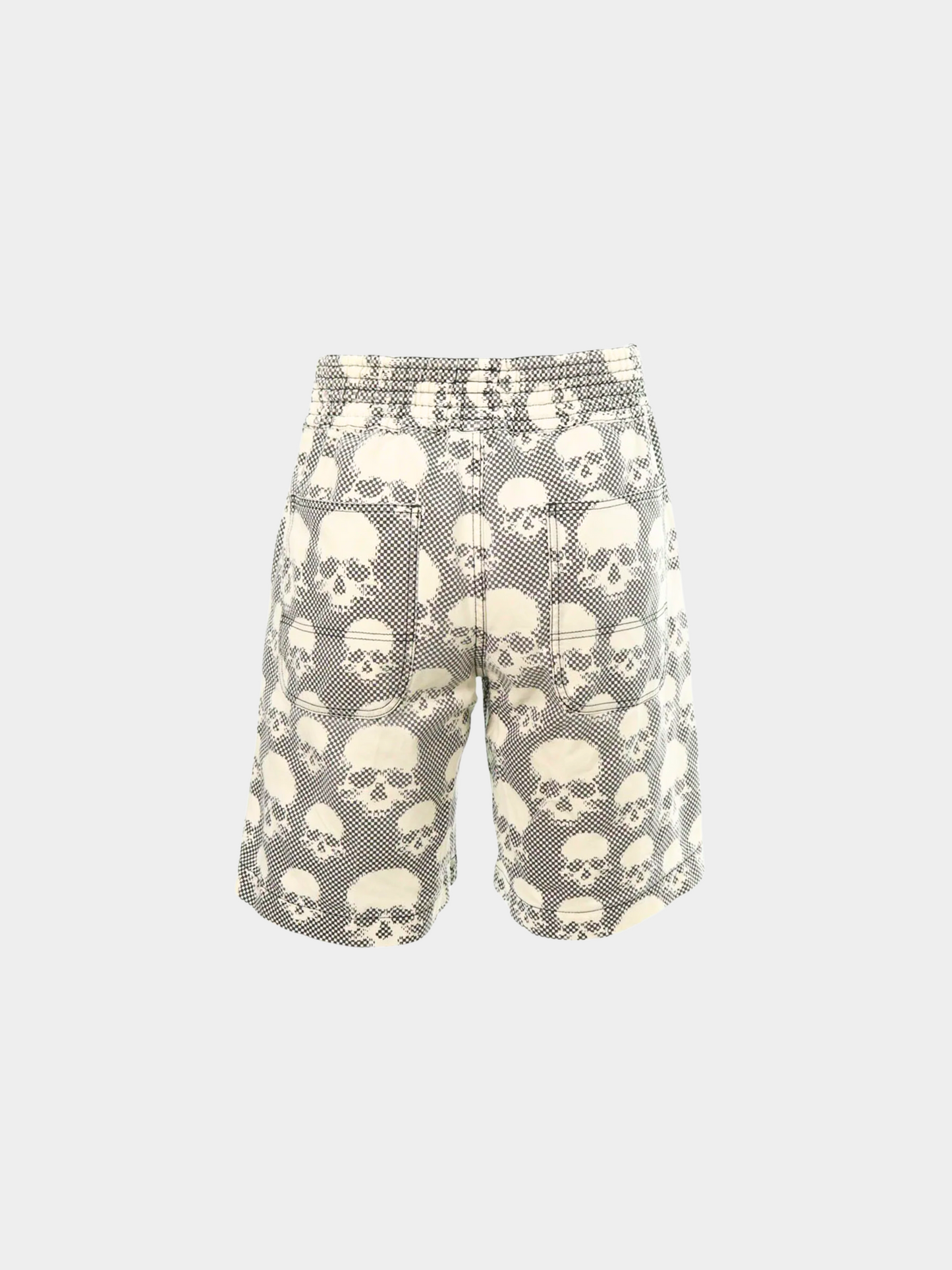 COMME des GARCONS SS 2011 Grey Skull Shorts