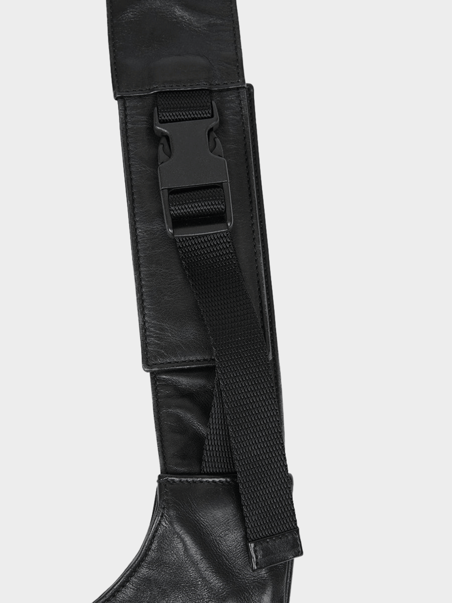 Miu Miu FW 1999 Black Leather Crossbody Bag