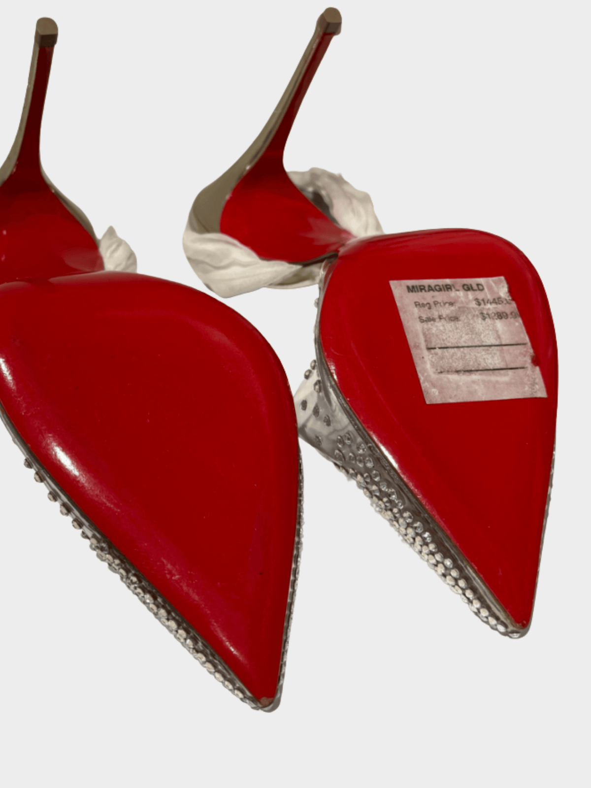 Christian Louboutin 2000s Clear Crystal Stilettos