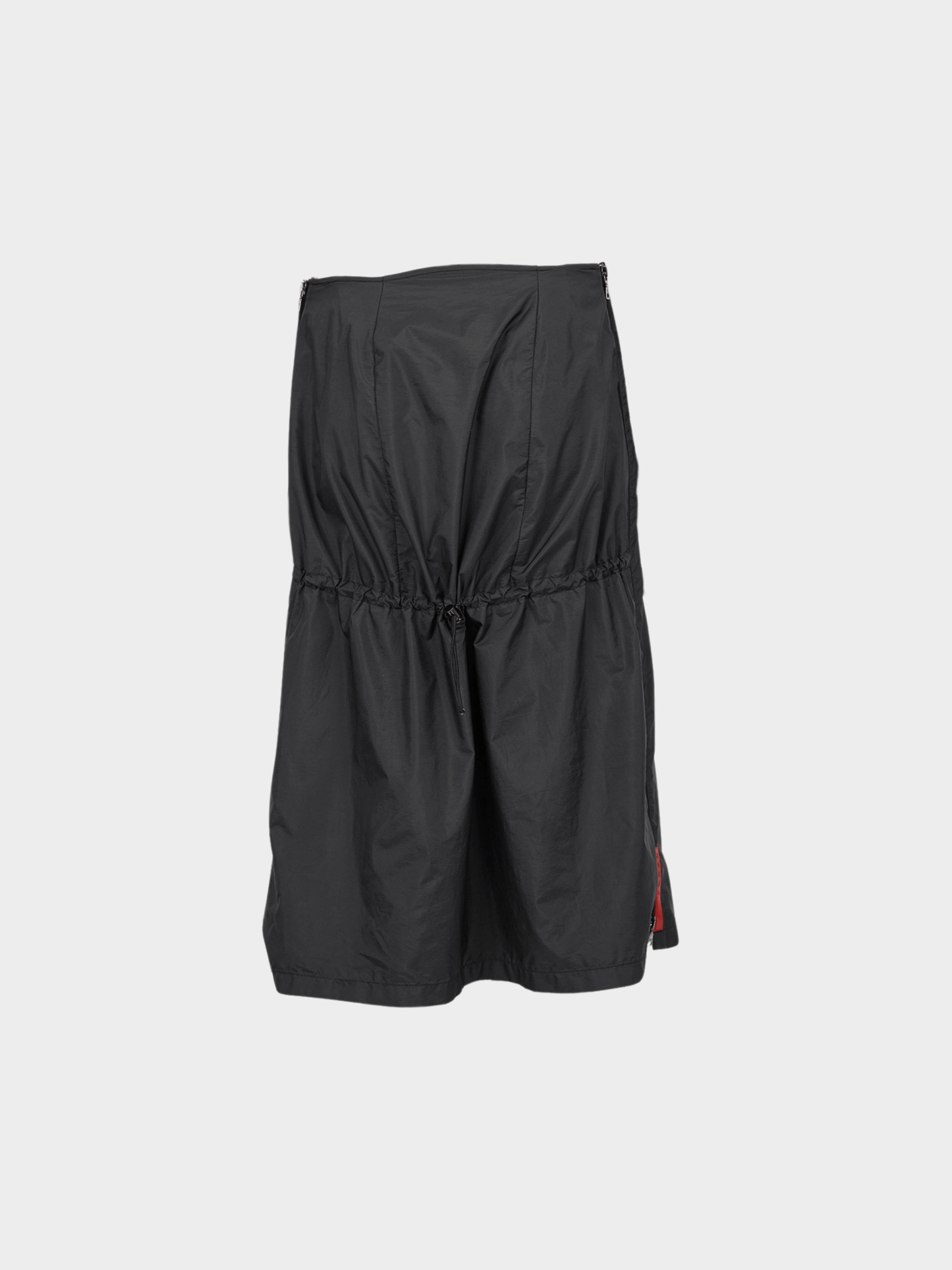 Prada SS 1999 Black Nylon Skirt