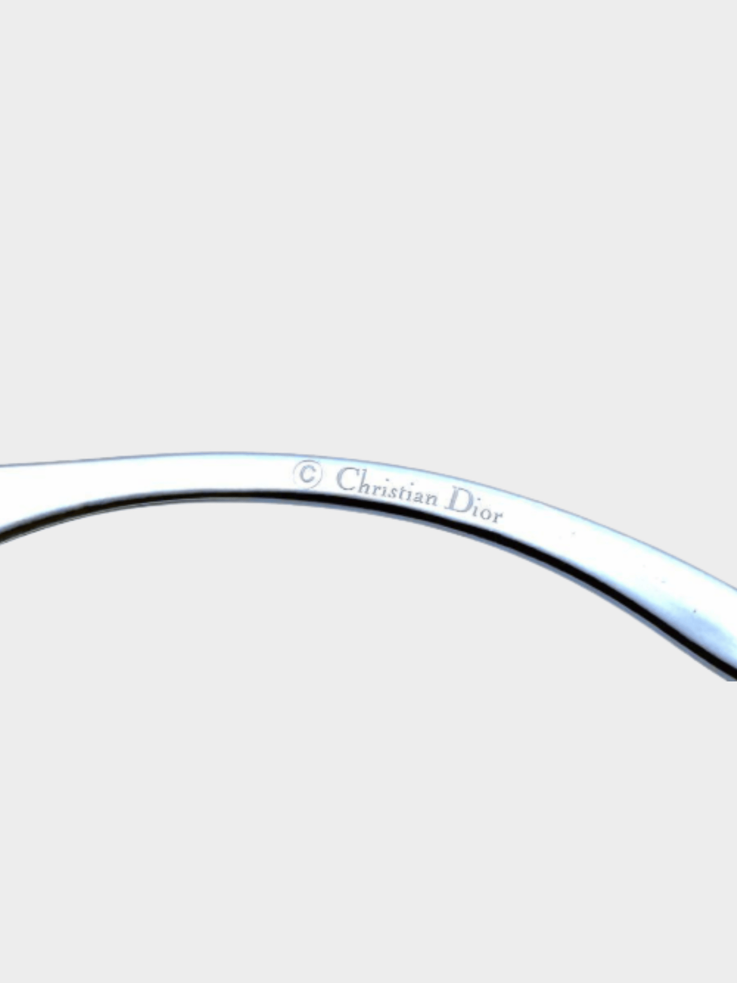 Christian Dior 2000s Blue "Bike 4" Mask Sunglasses