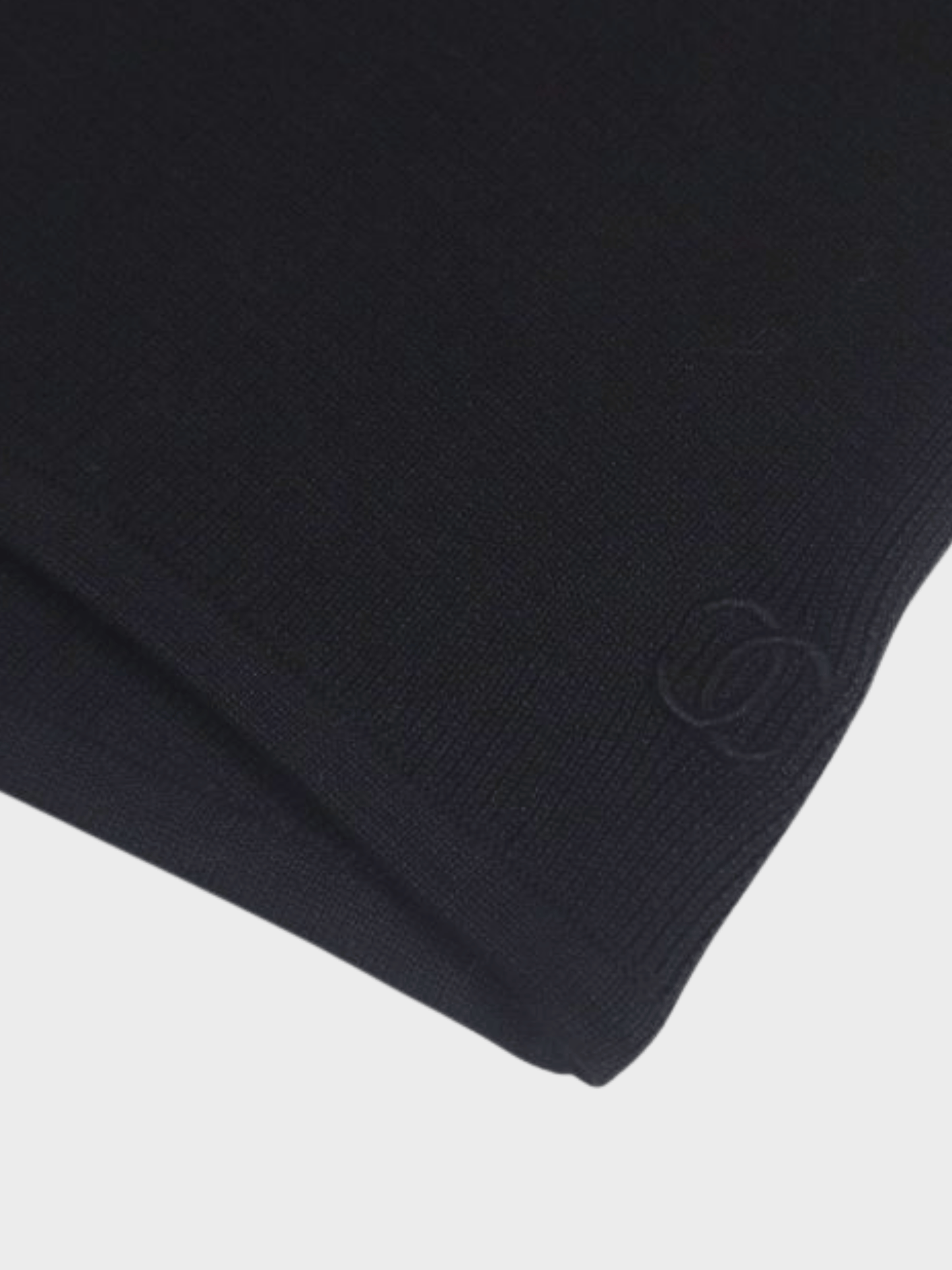 Chanel 1998 CC Logo Embroidered Striped All-in-One Bodysuit