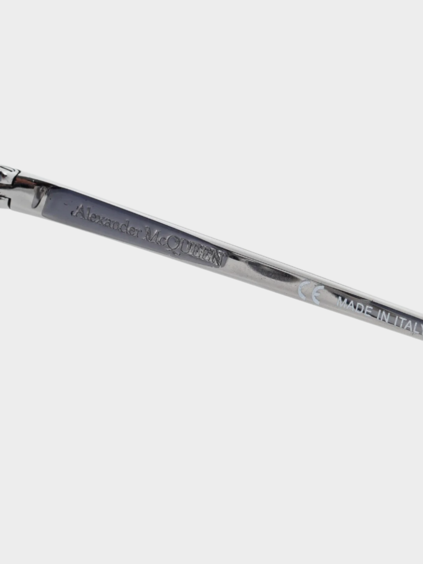 Alexander McQueen 2010s Spider-Embellished Round Sunglasses