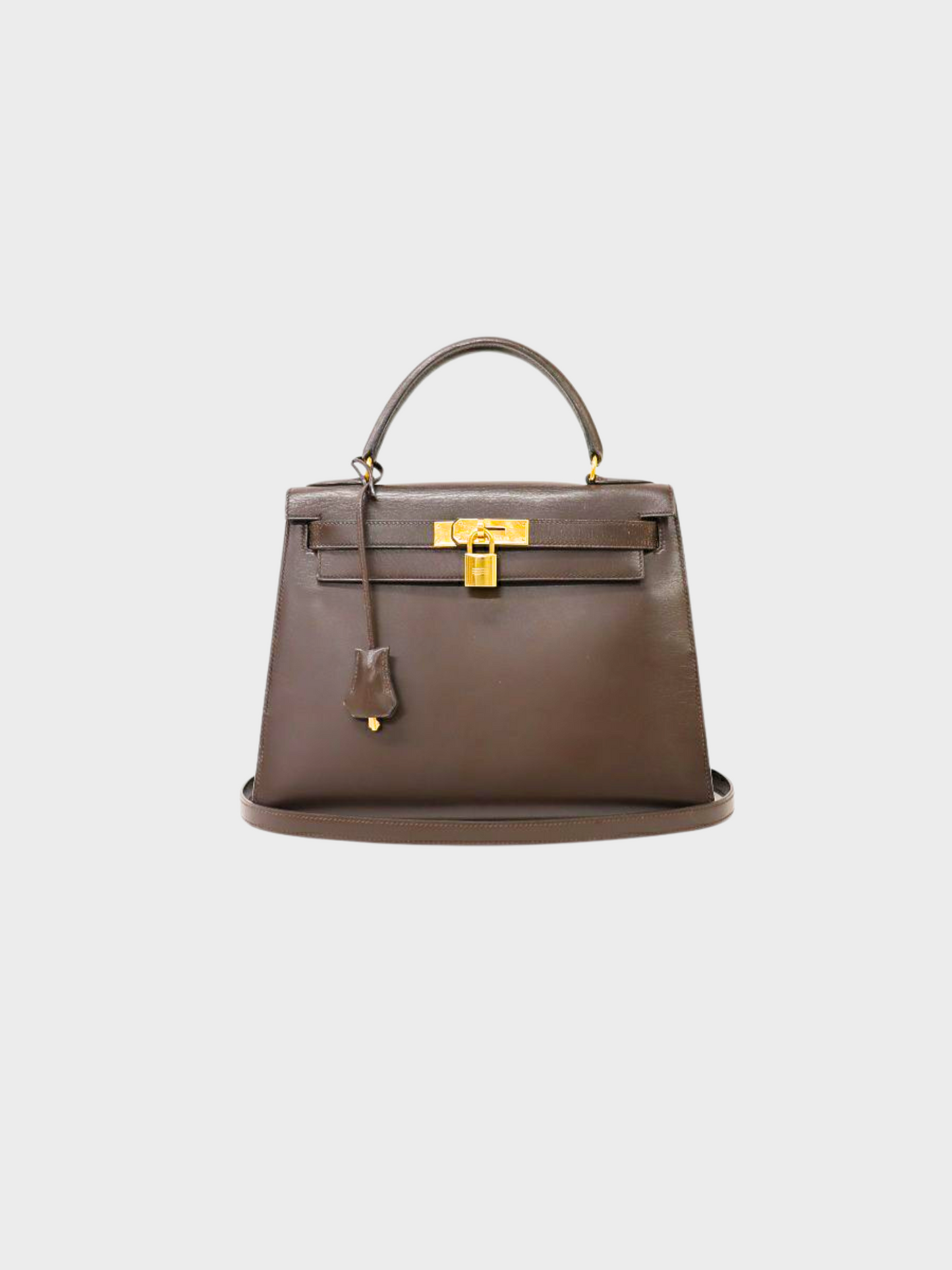 Hermès 1993 Brown Box Kelly 28