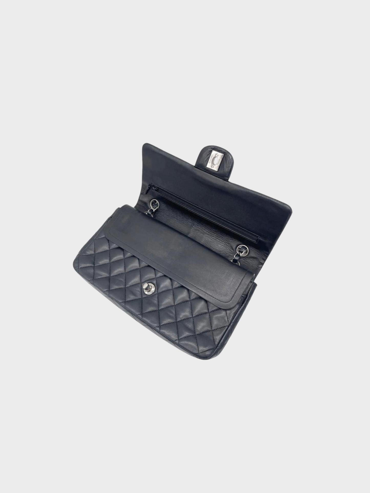 Chanel 2006 Black Matelasse Chain Shoulder Bag