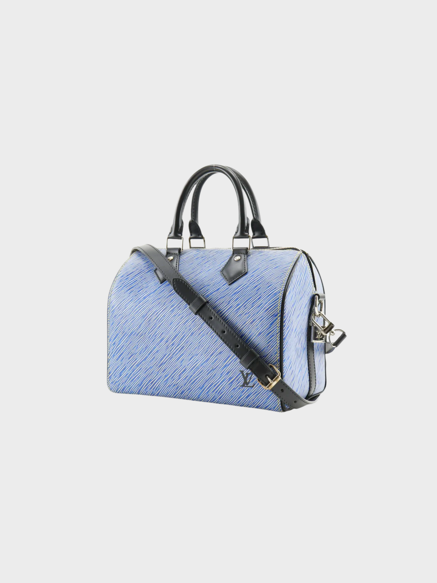 Louis Vuitton 2017 Blue Speedy Bandouliere 25 Handbag