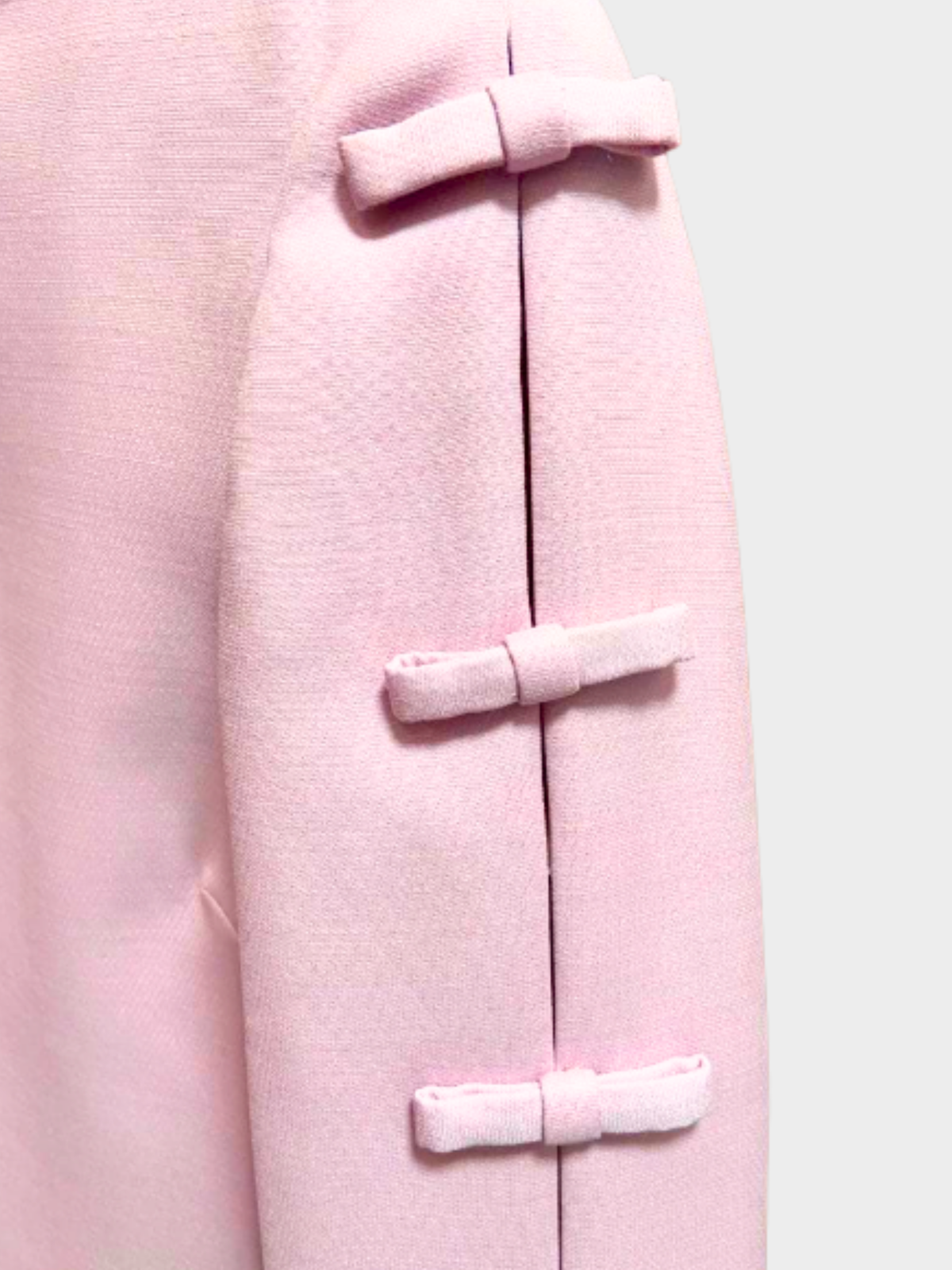 Valentino 2010S Pink Ribbon Sleeve Top