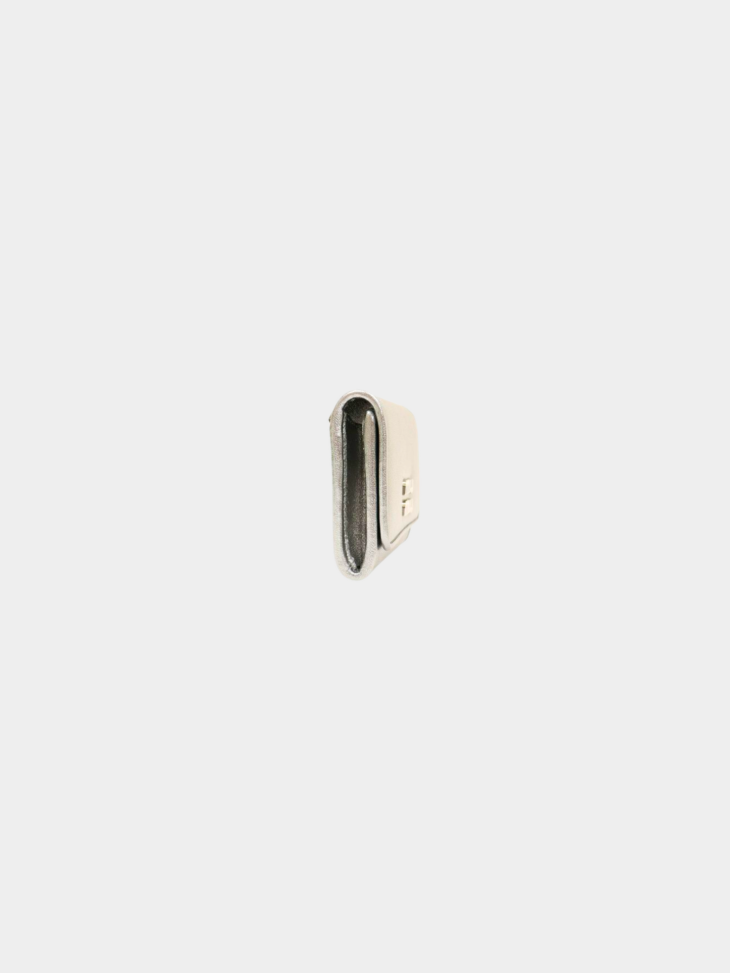 Miu Miu 2010s Silver Logo chain wallet