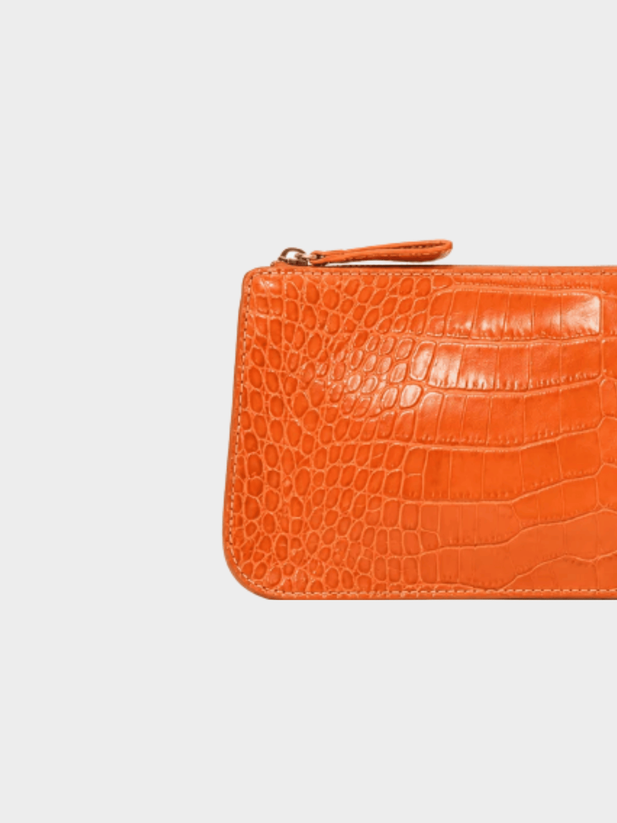 Valentino SS 2005 Purple Croc Wrislet Bag