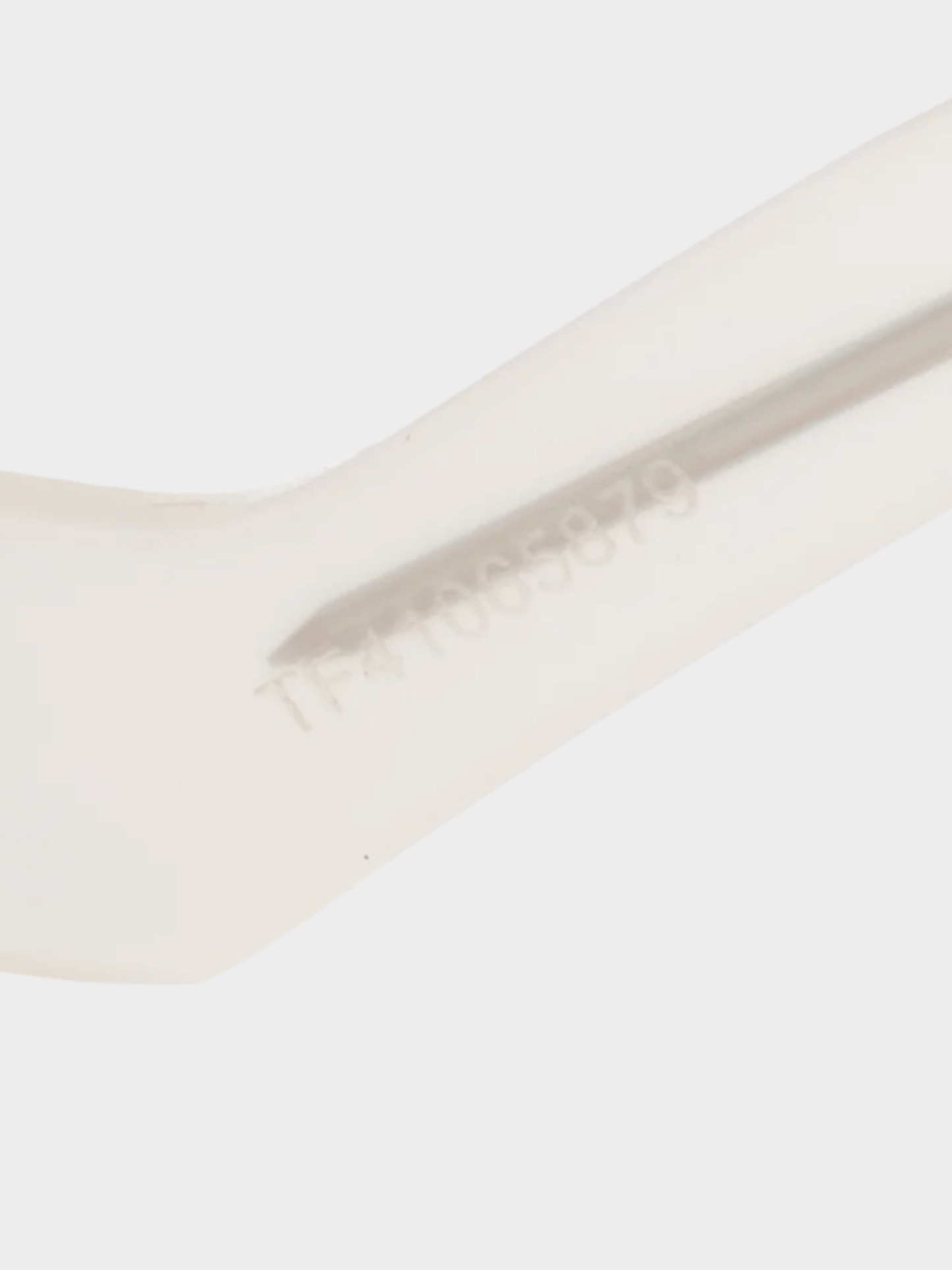 Loewe 2020s Transparent White Anagram-Temple Cat-Eye Sunglasses
