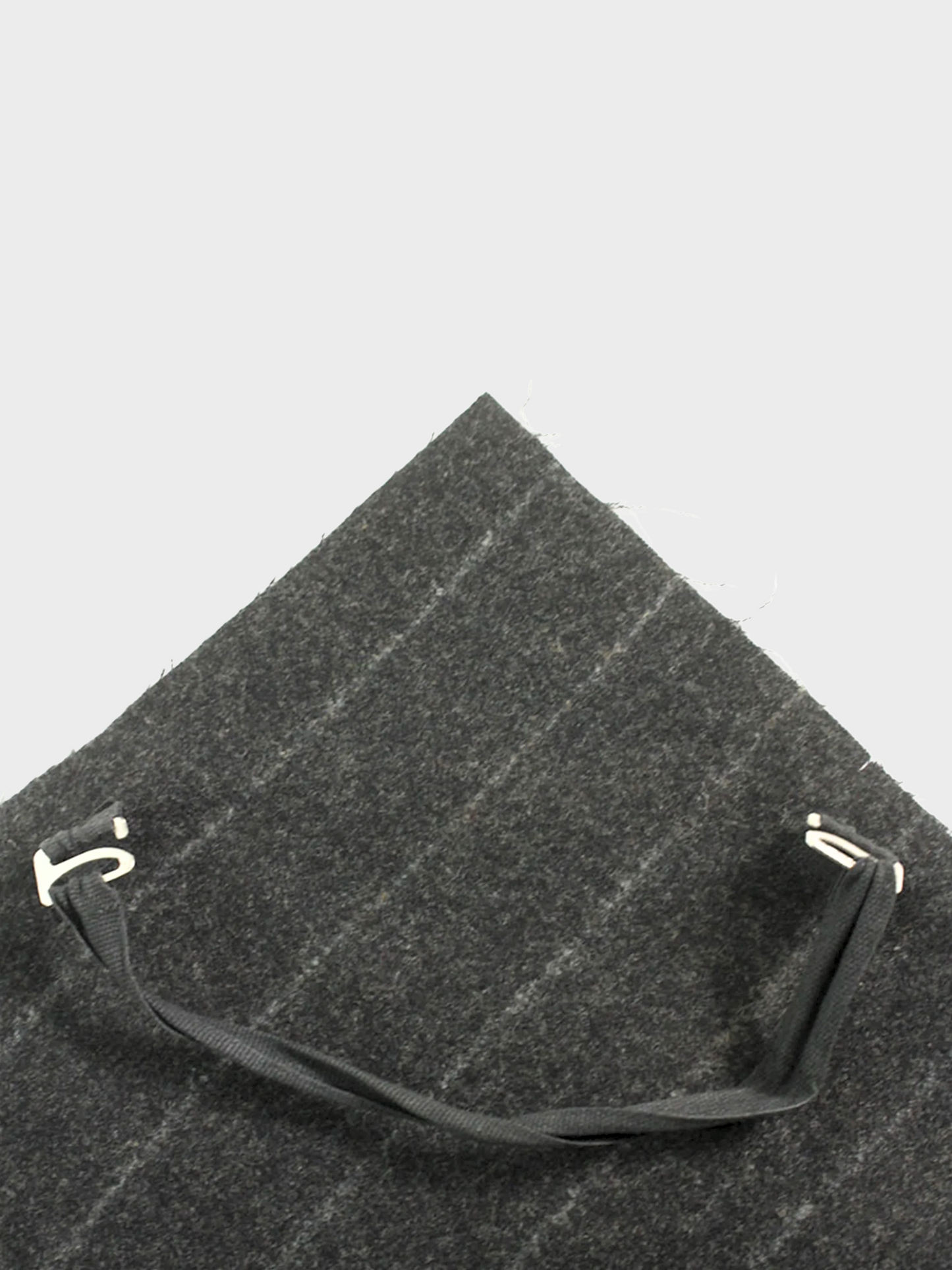 Maison Martin Margiela AW 1997 Grey Square Halter Striped Dress