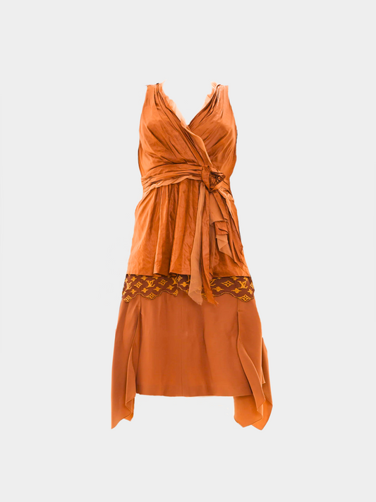 Louis Vuitton by Marc Jacobs 2000s Brown Top and Skirt Set