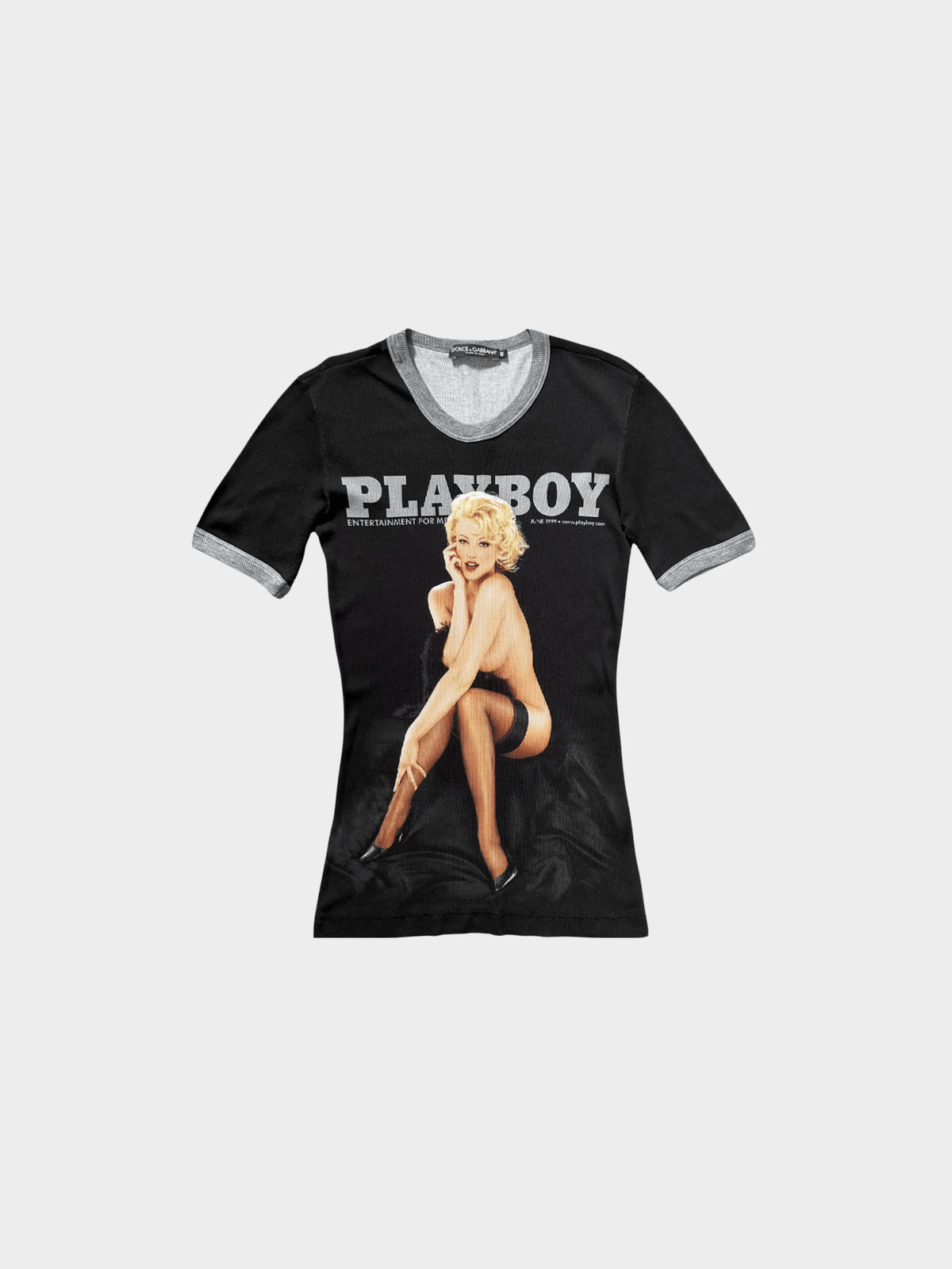 Dolce and Gabbana 2000s Playboy Knit Shirt