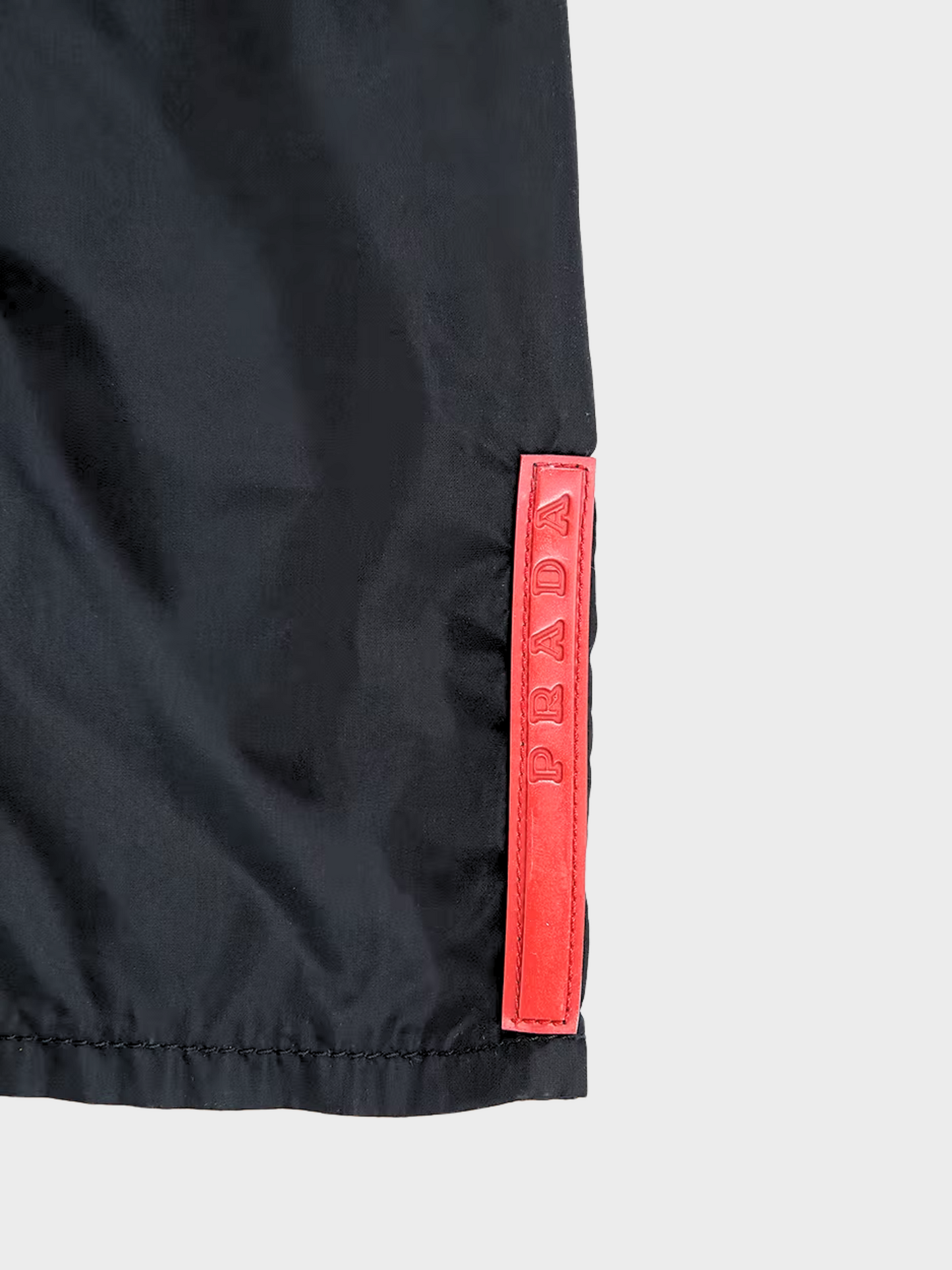 Prada SS 1999 Black Sport Hoodie Dress