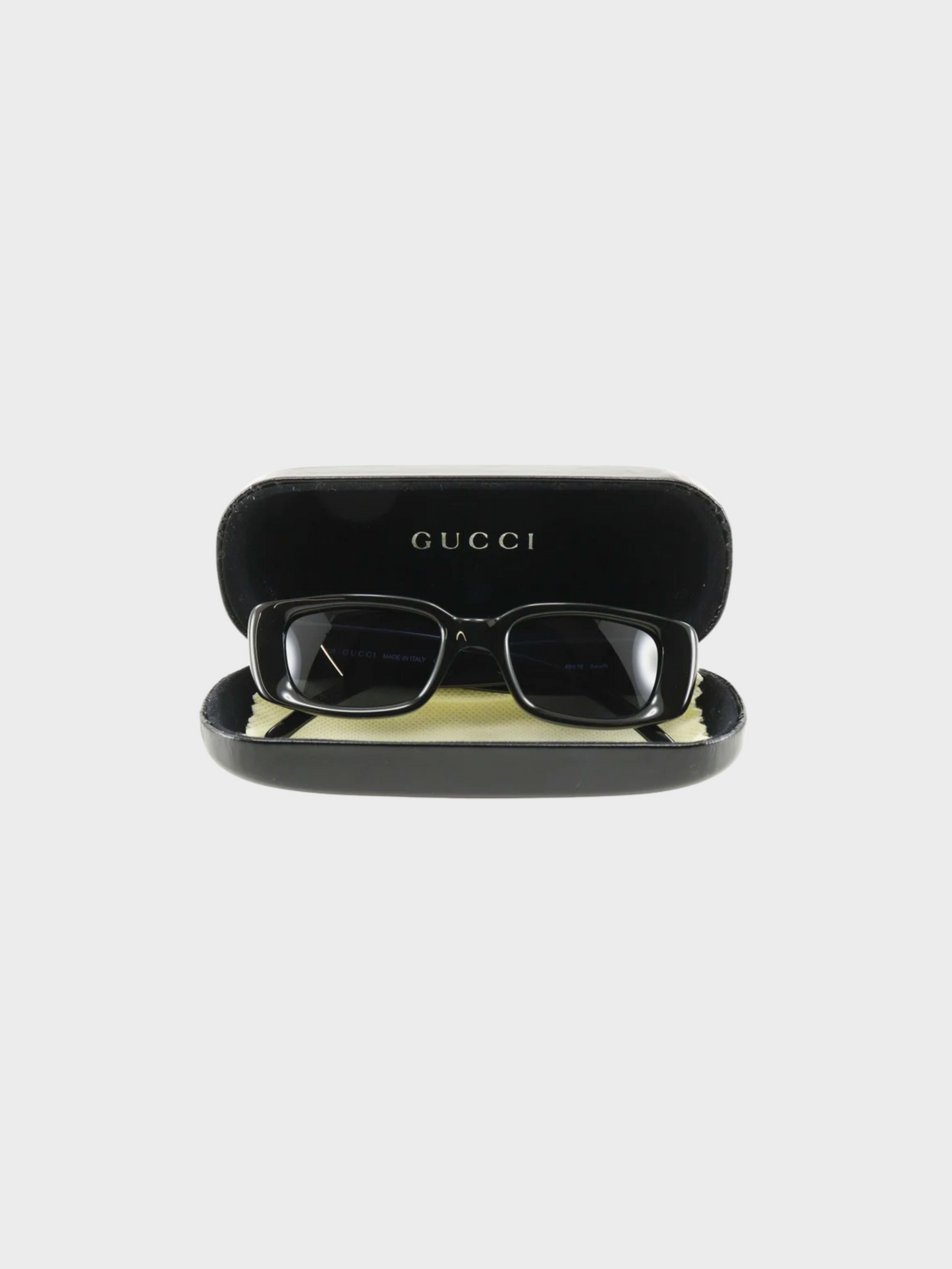 Gucci 2020s Black Logo Sunglasses