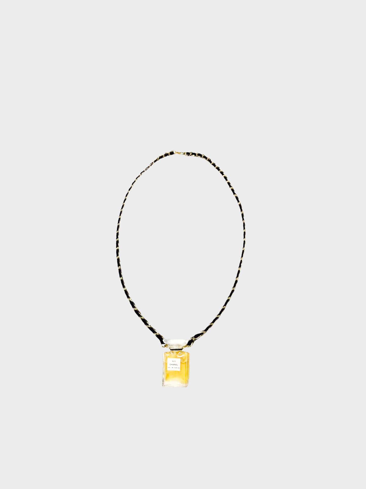Chanel 2010s Chanel No. 5 Perfume Chain Necklace