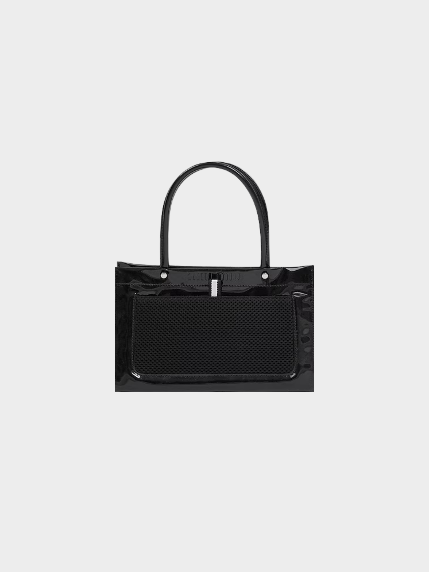 Miu Miu SS 2000 Black Mini Patent Leather Bag