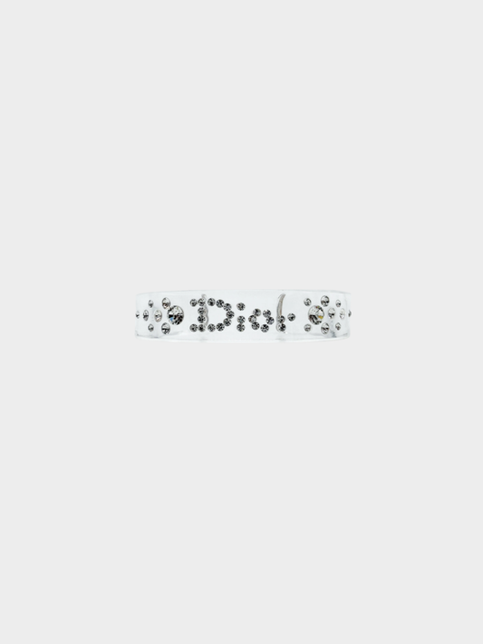 Christian Dior SS 2004 Plexiglass Strass Bangle