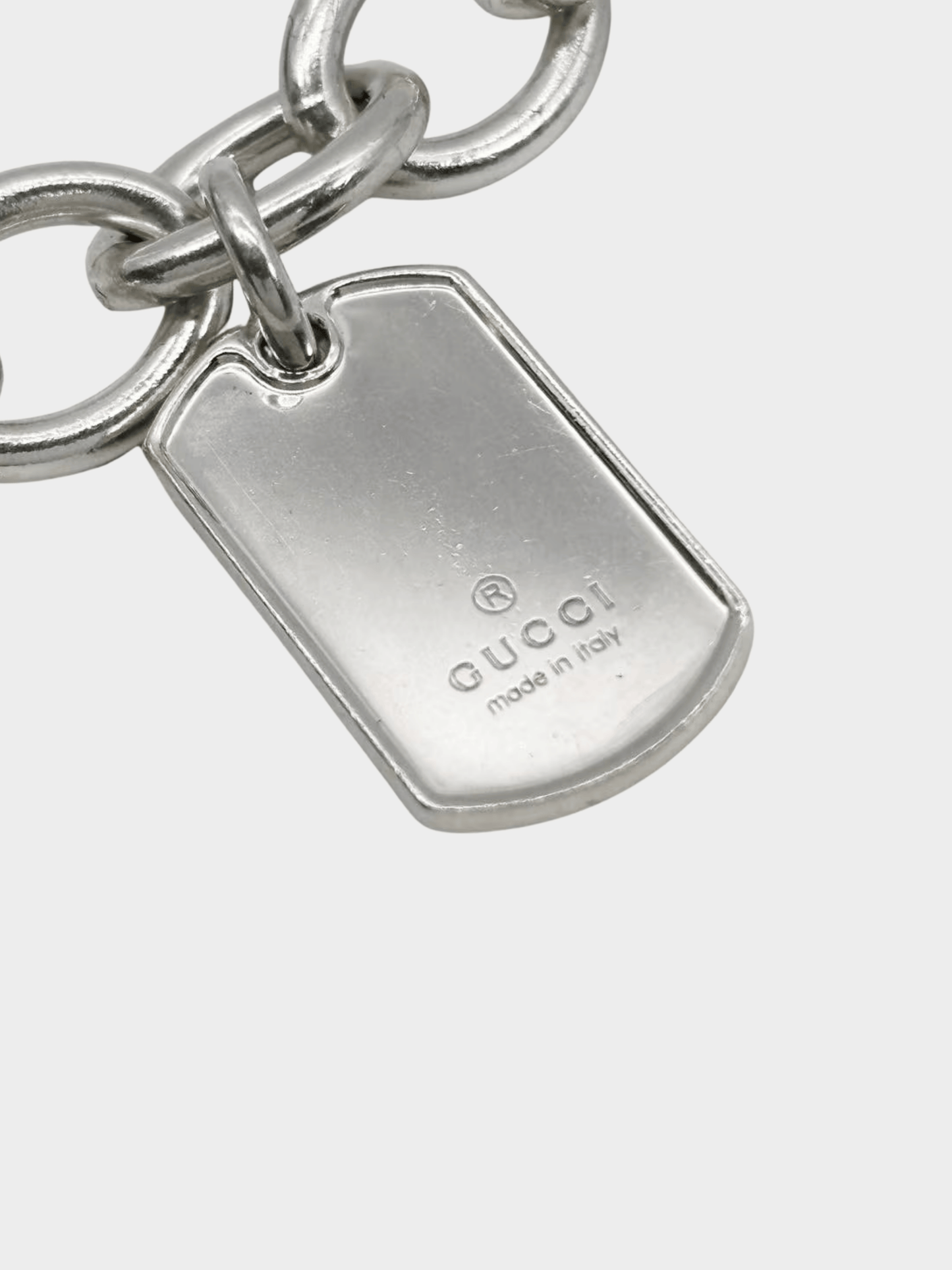 Gucci 2000s Silver Multi Charm Bracelet