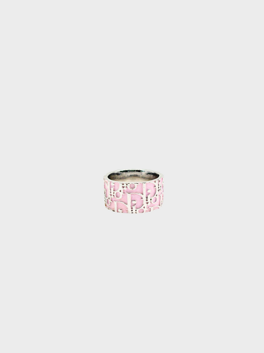 Christian Dior 2000s Pink Trotter Ring