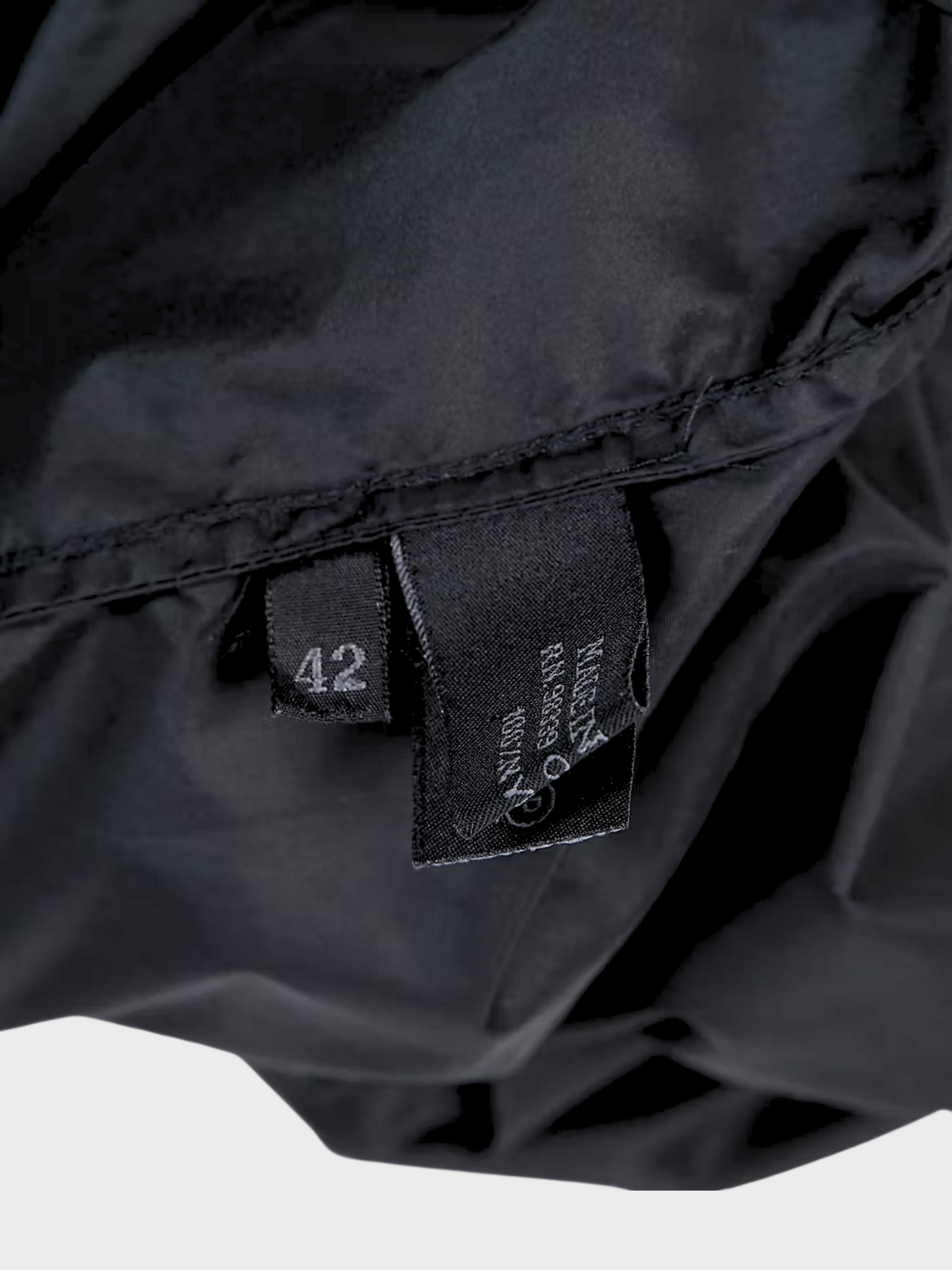 Prada SS 1999 Black Sport Hoodie Dress