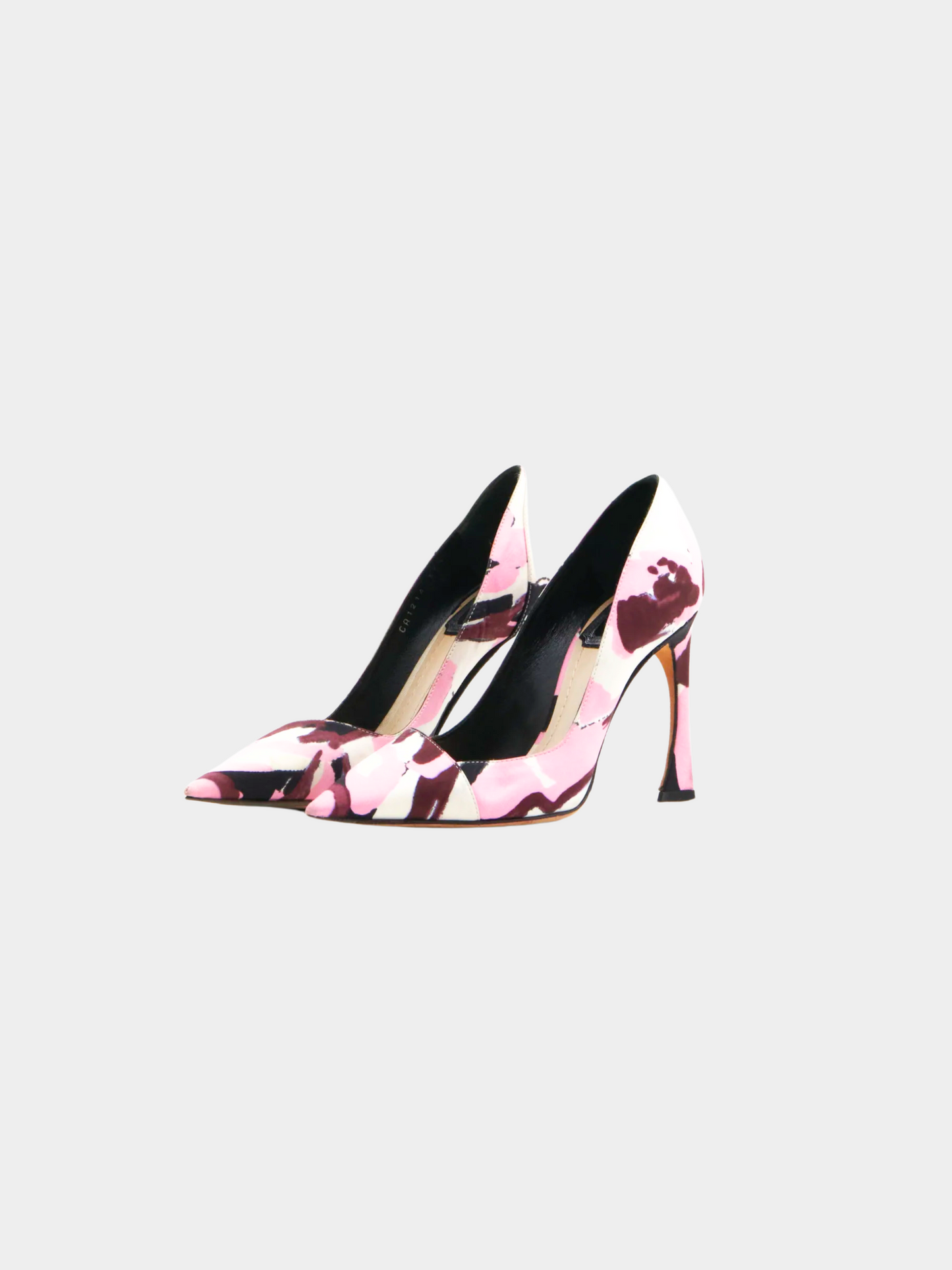 Christian Dior By Raf Simons 2010s Multicolor D’Orsay “Songe” pump shoes